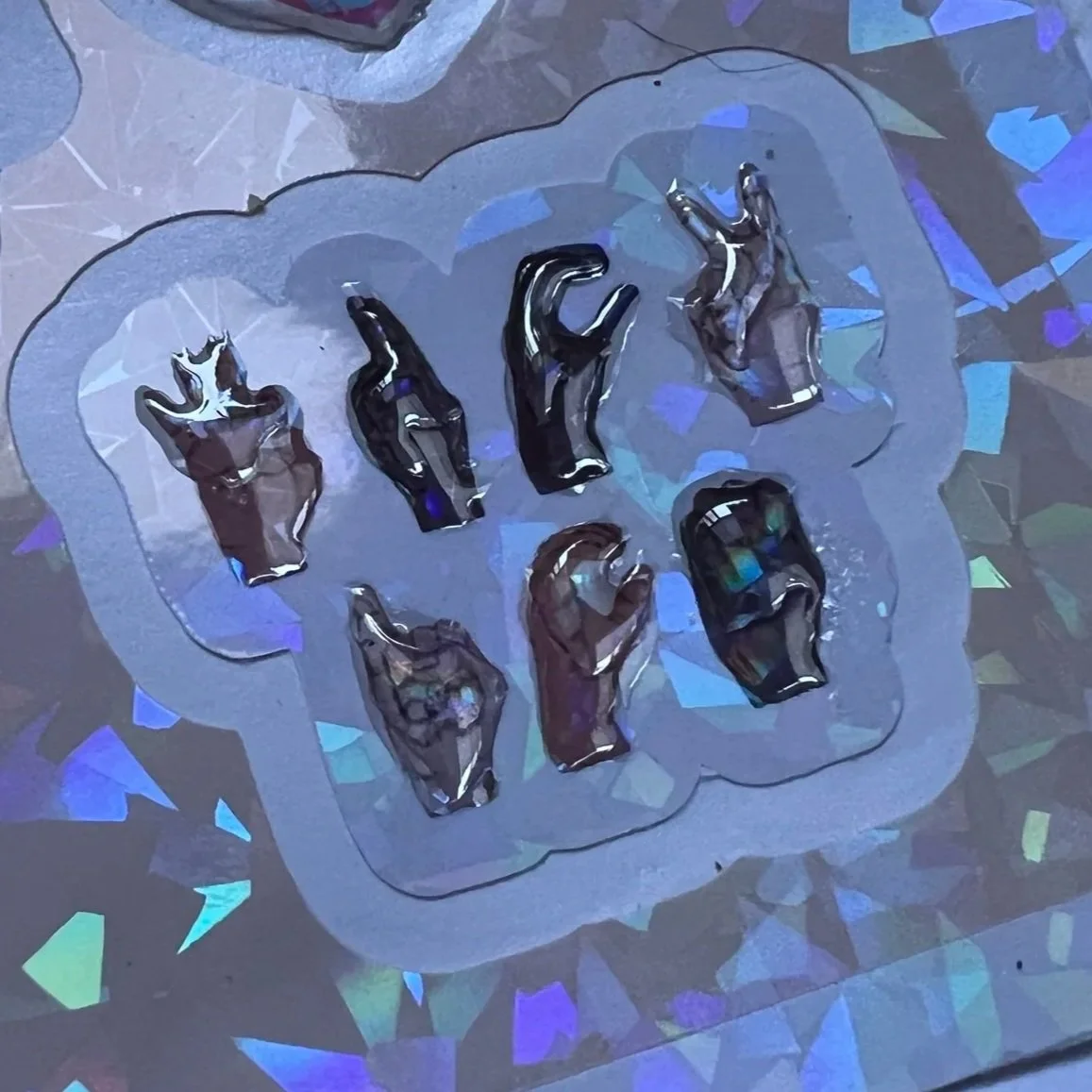 Sign Language 3d sticker