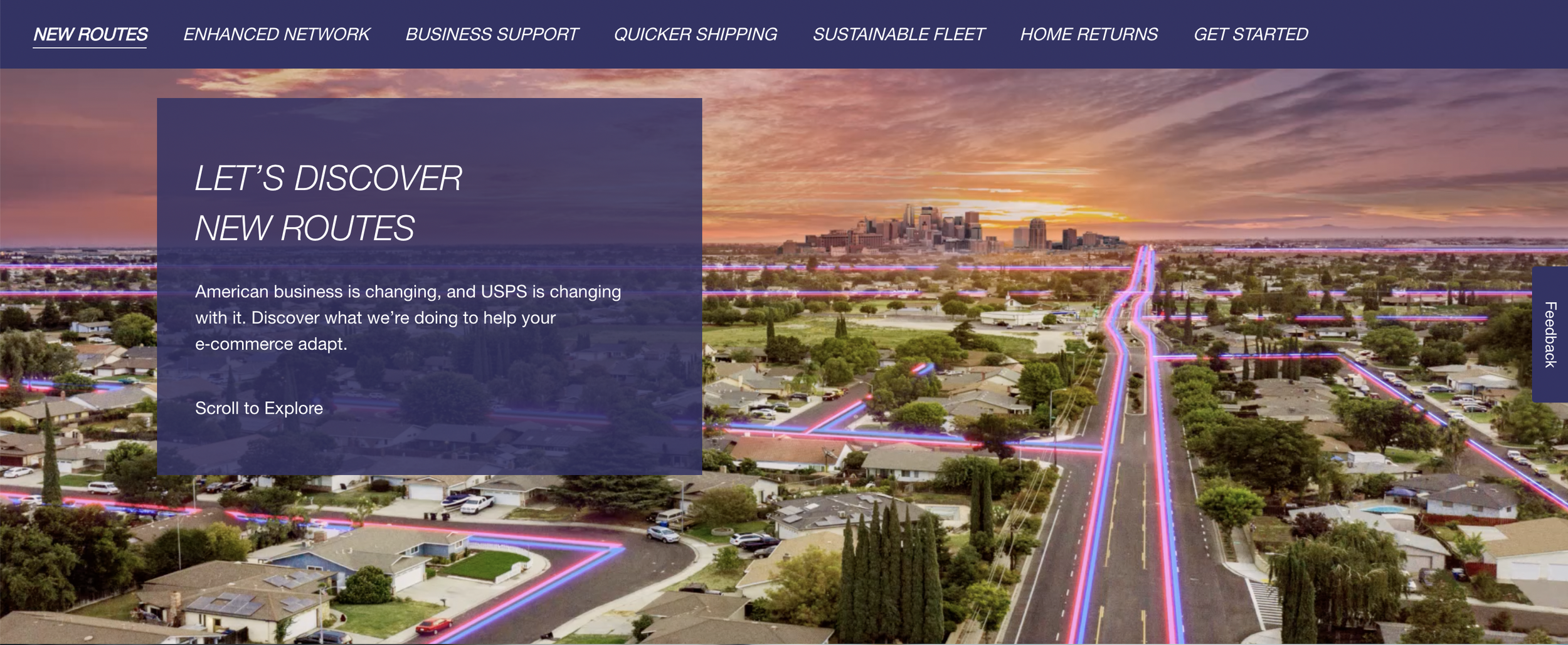   Visit the site at usps.com/newroutes  