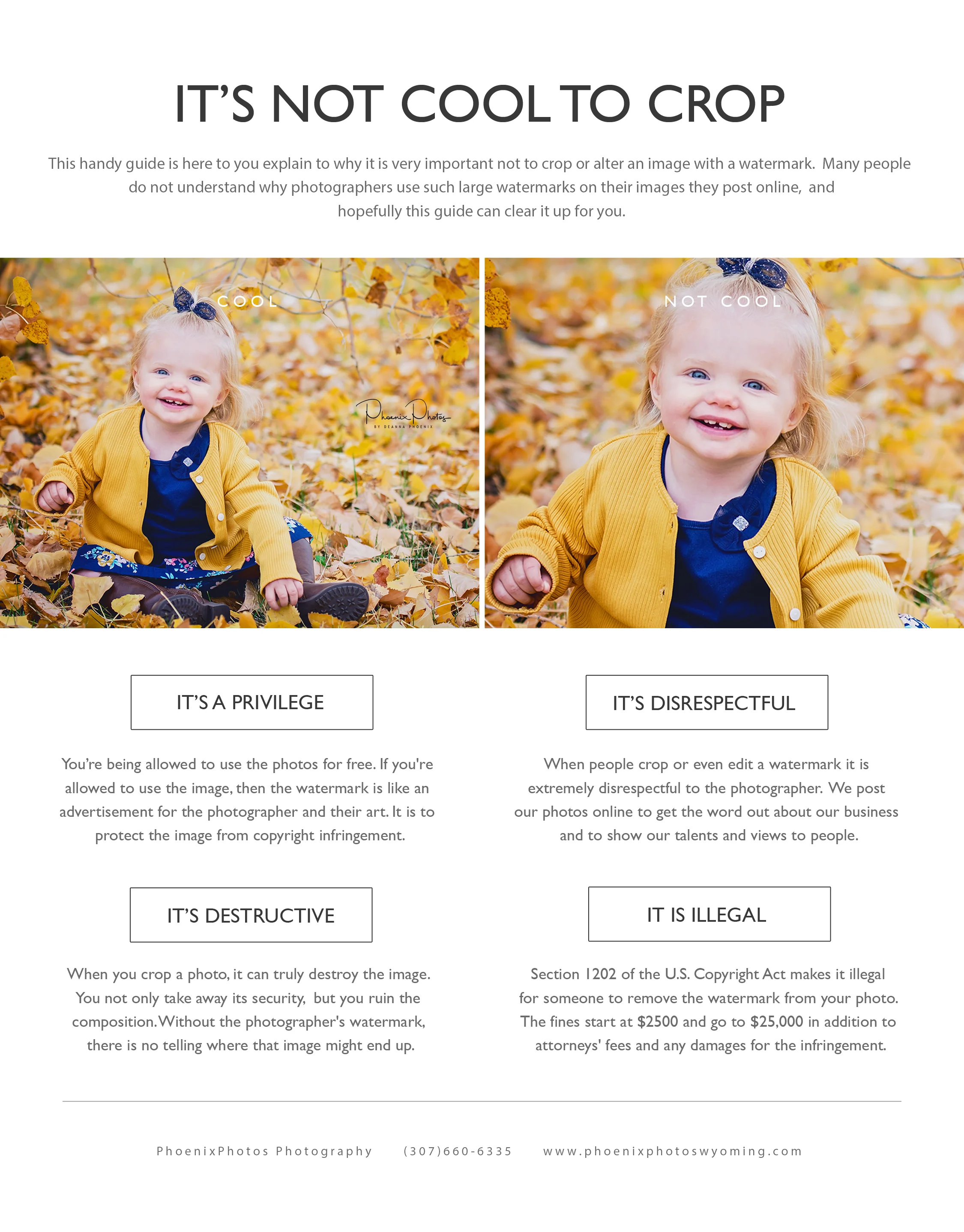 Do Not Crop | Why it's unacceptable