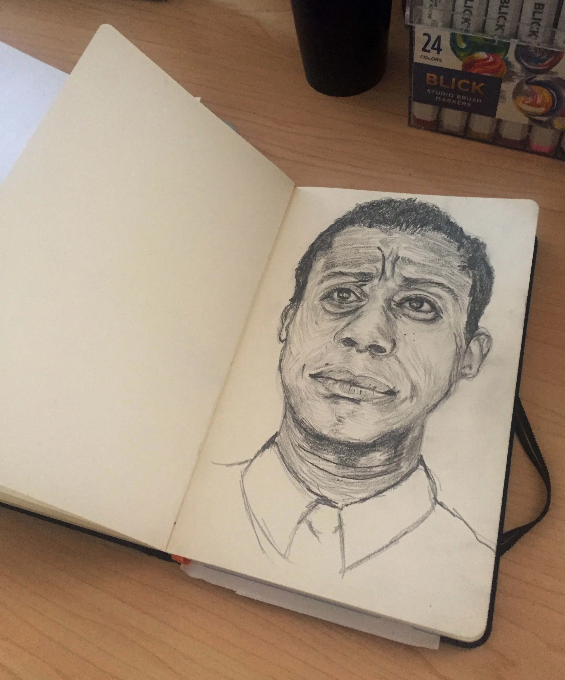 james baldwin portrait