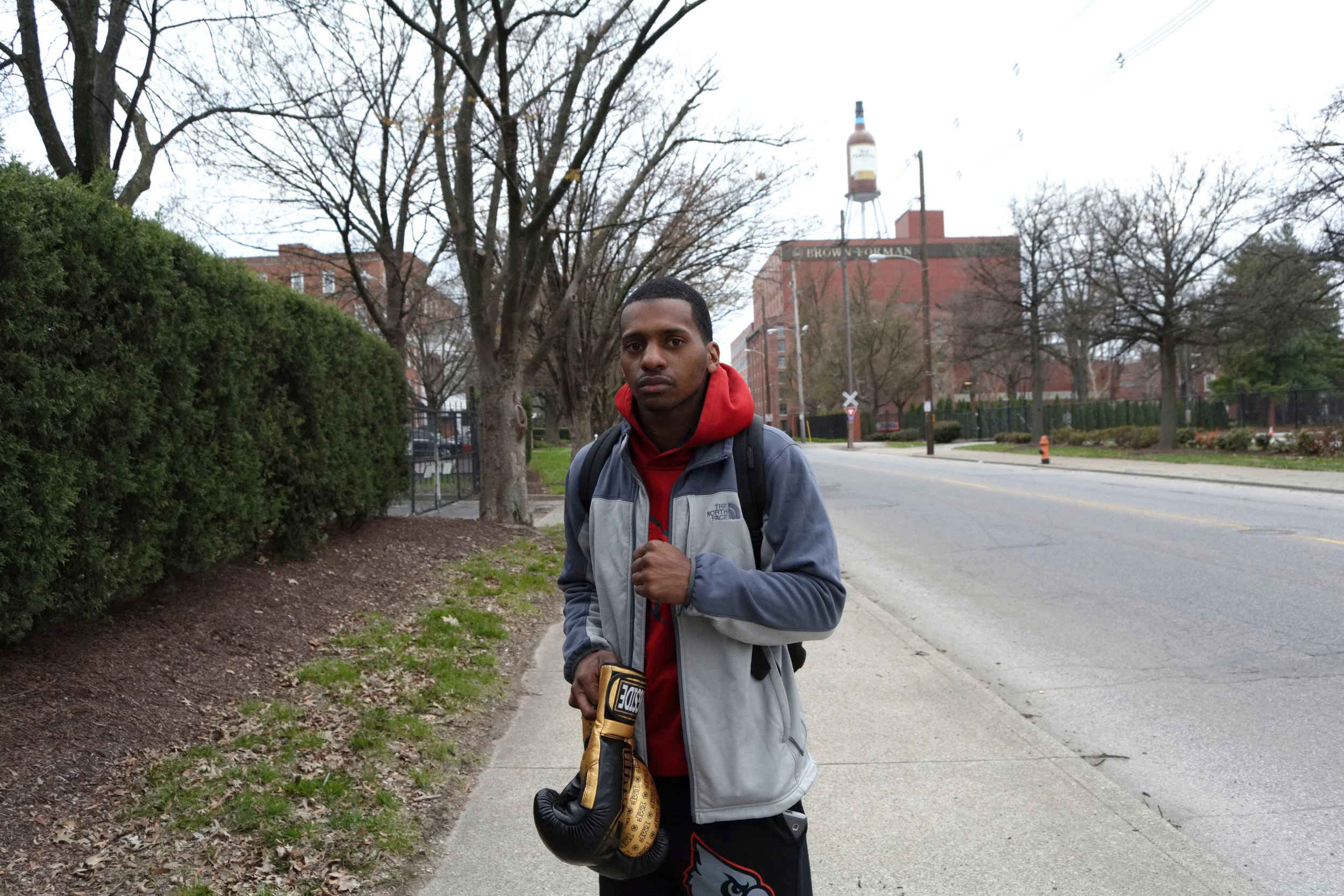 "Today was a real tough day for me. Sparring is tough. The first guy I sparred, today, has always been real tough for me. Granted, he’s younger than me but the guy’s an animal. He got into boxing after he got jumped and then he just took off. I was real upset about today and that’s why I decided to walk home instead of my brother picking me up. Talking to you actually made my day, man. What got me into boxing? Muhammad Ali influenced me. I look at boxing as another outlet for me to bring my family out of poverty and help out my community by giving back. I want to put gyms and community centers in the West End and help kids out. I really want to give kids something positive to look up to. I want young black men and women to know that you can do anything you want to do, no matter where you come from. I’m at the bottom right now but I’m not letting that stop me. With life, you get knocked down and you get back up. Just like boxing, just because you get knocked down, it doesn’t mean that the fight is over. If you know how to maneuver around getting knocked down, you go on and continue to fight, until you get that win. I look at boxing just like I look at life. Greatness motivates me. I wanna be great and I won’t stop. Once I start something, I won’t stop. My family keeps me going. I told my father when he was 36 that by the time he turned 40, he wouldn’t have to work no more. He’s 41, now. I’m a little late on that. I was into football when I told him that. Now, since I’ve gotten into boxing, I just catapulted. I’ve been at for 2 years. Every time, I think about giving up, my father will give me that pep talk and will give me that look. I can’t disappoint and let him down. I feel like I’m fighting for him. He’s been raising me all his life and never gave up. I can’t give up on him because he never gave up on me. Keep going. No matter how hard or tough it gets, just keep going. Anything negative will never stay on you. It will never last, eventually it will subside. I can’t live life for one day. There’s 86,400 seconds in a day, I cannot allow 10 seconds of my day dictate the rest of the 86,390 seconds of my day. I just can’t let it.” - Leon, California