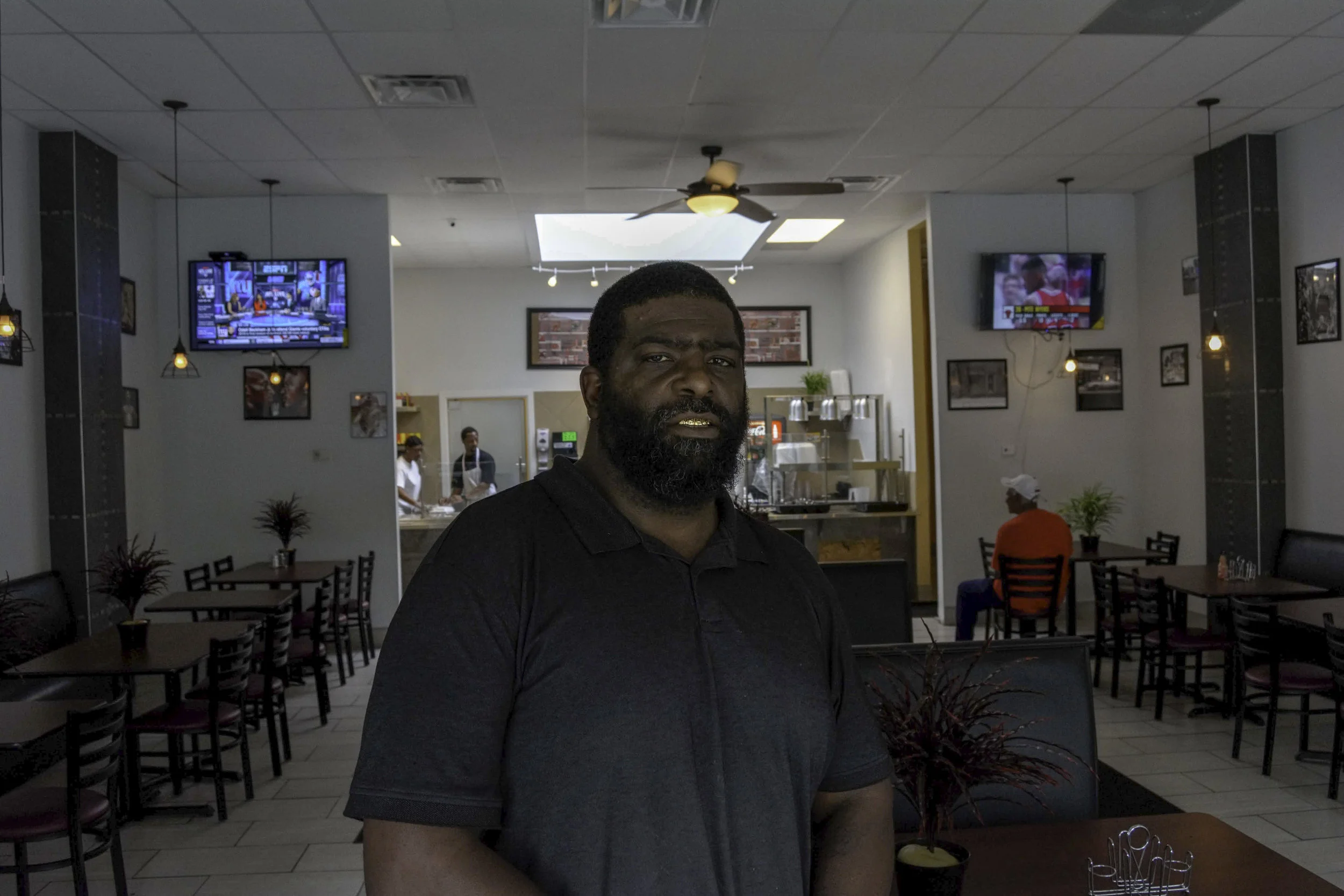 “I got shot in the mouth when I was 22 and it didn’t slow me down. When I was 25, I went to the penitentiary. I sat down there for 5 1/2 years. It was a mental battle, in itself, to correct what I was doing wrong. It took for me to know that I needed to correct it. I needed to correct the people, places, and things that was around me and start doing stuff that was foreign and uncommon to me. I’ve been out for almost 5 years. I just been working, man. I’ve been working everyday. My uncle had this open and they had to shut it down, so they wouldn’t take no loss. That was smart. They made their money back and shut it down. I gotta store behind my barber shop and we got to cooking lil burgers and stuff. In 2-3 weeks, it was lines out the door! My vision was to get that spot and then get this in August. God’s plan was to get that spot, settle down, do what’s right by your wife and I’ll put you in a position to win. That’s just what happened. I opened up the store. I opened this up, the day before Derby. If that ain’t a testimony in itself. Then, I grew up on this street, my mama lives down the street. With this, I had a whole lot of help. I didn’t have to do nothing but come in here and turn on the switch. That’s all I had to do. I feel like I have some good people that’s backing me and they ain’t hurting for no money. They’ve been doing this all they life. You know, they’ve been building up houses and selling them. They go to auctions and buy to resell. That’s all they do is go to the market and trade. I like to dress. I was buying clothes and stuff and then I was watching one of my guys. He’s my uncle’s friend and I’ve been around him for 3 years and it just hit me. The whole time I’ve been around him, he wore the same thing. He don’t spend his money on unnecessary stuff. He wears Wranglers, a plaid shirt and some Red Wing boots. He works everyday. I realized that you don’t have to be fly to work. You’ll mess it up. So, I went to Sam’s and got me a $9 shirt. I went to Walmart and got me a pair of $13 Wranglers. I wear it, take it home, wash it and put it back on. All of my buddies will come in and see me in a collared shirt. It’s foreign to them to see me telling people to enjoy and have a nice day. The whole character done changed. I’m telling them that they need to get a job and if they don’t get a job, they’ll go to jail. You don’t want to go back. If you get caught now, you won’t get out until you’re 50 and you don’t want to do that. You already gave them half of your life. Man, it’s time to build. My focus is just building with my wife. Right now, I’m going through erasing pictures from my Instagram. I have to sit down and erase about 20-40 pictures at a time. I have to erase all of that before this gets too big. I want to tell people about my background, not show them pictures. A picture speaks a thousand words and if I’m telling you, I’m only going to speak a couple hundred. I want to tell you. My kids inspire me. I don’t want to lead them down the same road I was lead down. They are my daily inspiration. When I wake up and come to work, it’s to provide for my children. My family, that’s all I got. My kids and my wife are my fuel. Once my kids are old enough to take over, I’ll be able to take a break. My goal is just to keep my kids on a straight path and build a legacy. When I was younger, I would sit out there, in these streets, and played around. I involved myself in gang activity. Been there and done that but look at me, now! Yeah, I was in a gang. Yeah, I committed some crimes. The correctional facilities that I was incarcerated in, corrected me. Now, that I’m corrected, I come back to society but as a taxpayer and a business owner. Yeah, I’m still a black man with a mouth full of golds but don’t judge a book by it’s cover. There’s a lifetime full of knowledge up here. The West End is about to revert back to what it once was. It used to be predominantly white. Now, as you can see they’re tearing down Beecher and all of the projects and sending people out south. They’re building new out here that’ll bring them back down. They’ll give you your section 8 and you’re out of the West End. It’s set up for you to run out of the West End because the West End is the most valuable property, it’s historic. You have to get the black owners to come together. If you don’t notice, the Asians and Caucasians got a liquor store and a Dollar General on every corner. All these places for black people to spend their money. You don’t even have a skating rink and movie theater. Stay humble and stay grounded. If you step on one pebble, it’ll knock you off balance. You’ll be back where you came from. The moral of the story is to stay humble out here because at any given day, you’re number can be called. You’ve got to stay focused, humbled, and grounded. As long as you’re focused, you have a vision. As long as you’re humble, people won’t mess with you. As long as you’re grounded, all 3 will combine and work. It works if you work it.” - Tony, Owner of Irma Dee's in Parkland