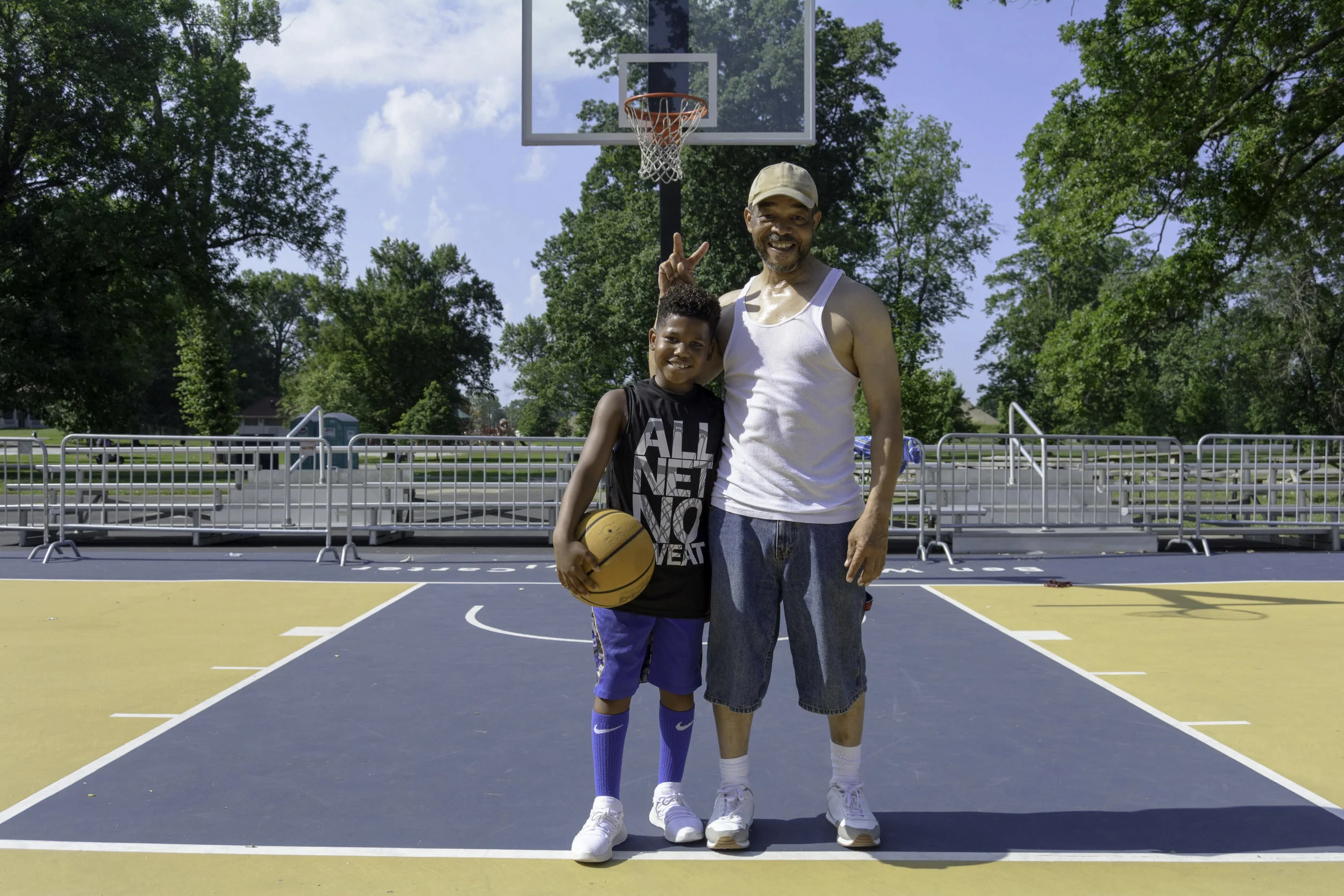 “This is my son. He’s 9 and I’m 62. I got a clean slate, right here. I have two older sons. In my early life, I tried to stay focused on providing safe and comfortable surroundings and making it nice for my family. I missed out on a lot. This is my second go round. My mother said that God is giving me another chance. I missed so much with my first two. Now, I see it. I’m able to be here. I’m getting to pass my knowledge to him and that’s the benefit.” - Charles (right) & Marion (left), Shawnee