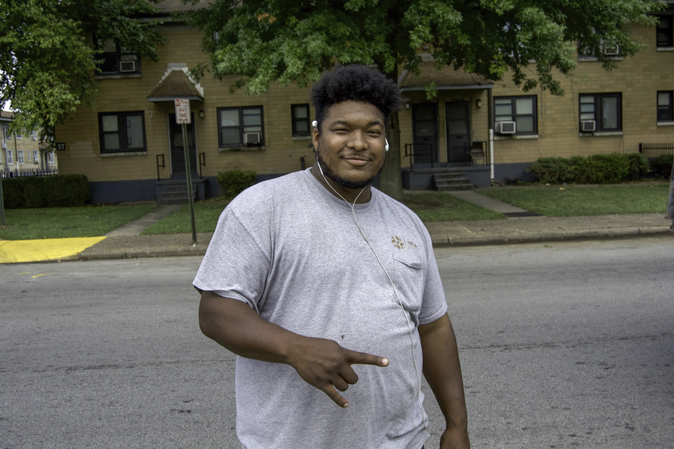 “I’m intelligent, determined, and consistent. I could give you thirty more but I’ll stick with the three. I’m determined because of where I grew up at. I grew up in the West End and everybody thinks that it’s so bad but as long as you mind your business, you don’t have too much to worry about. I had to consistently strive to better for myself. I wanna become better, as far as being a better role model for the next generation coming up. For the most part, we do good things. We tend to strive for better things for ourselves and we try to be everybody’s cheerleader. I like to give the kids in the community what I didn’t have when I was growing up. For the most part, everything is kosher. The happiest moment of my life is when I realized that my mom was my mama. I was about five or six. I knew she was my mom but I didn’t know she was my mama. She has the voice of an angel. When she spoke, everybody listened. Everybody would stop everything because she had the voice of power. She was very knowledgable about what went on in the world. She passed when I was seventeen. It’s been a long time, about nine years. I miss her to this day and I try to keep her legacy moving forward. She keeps me going because I know she’s looking down and watching me. Be genuine and care for others. Help other people out. You never know what a person is going through. Be careful with how you speak to people. Be kind and treat people how you want to be treated. It’s the greatest thing in the world, to have a friend in every aspect of life.” - Datonio, Park Hill 