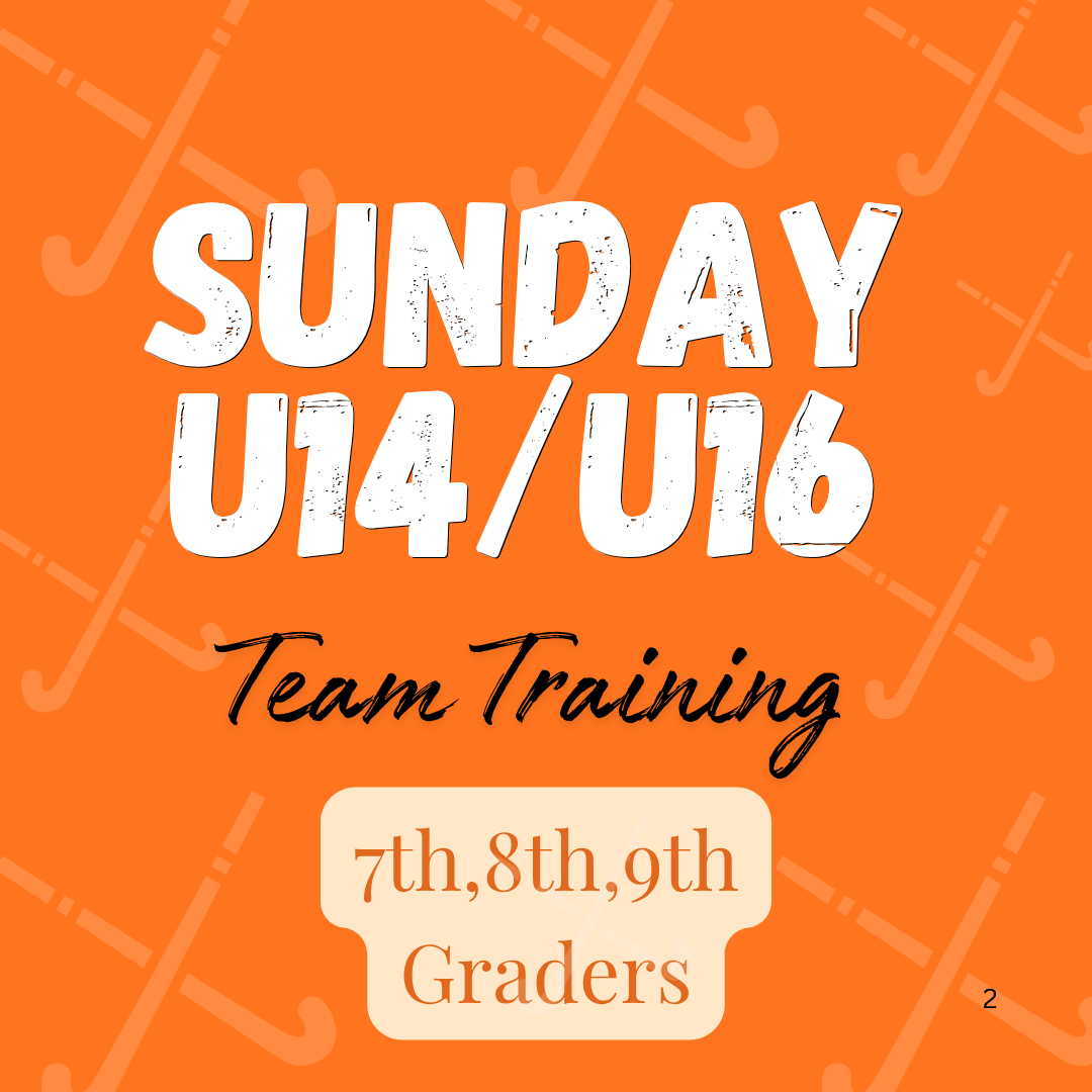 U16/U14 Sunday Team Training (26'-27')