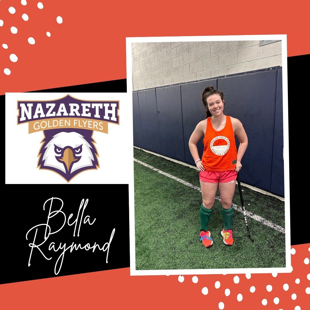 ✨Senior Spotlight✨

Today's spotlight is Senior,	Bella Raymond!

Bella will be attending Nazareth College and studying psychology. Here are a few things about why Bella decided to play field hockey and what her future holds 🎉

💫How many years have 