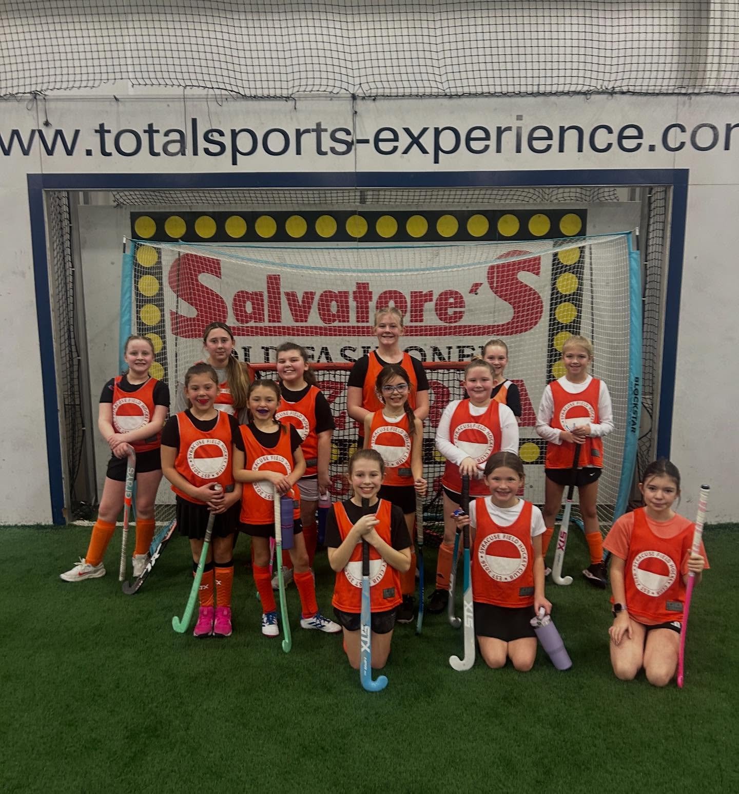 We had the best day!! Thanks @evolvefieldhockey for hosting! 🤍🧡🏑