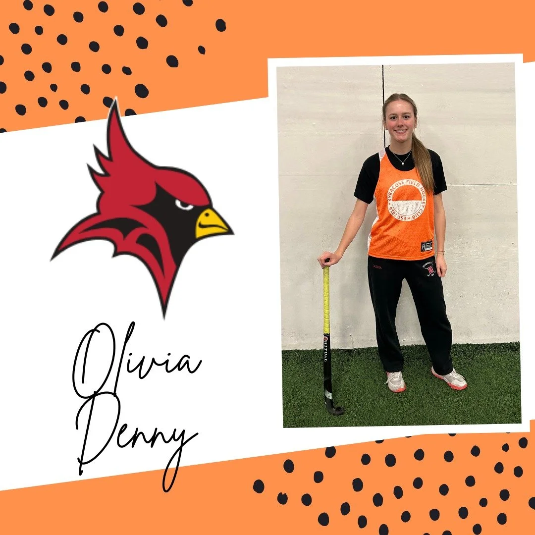⭐️ Senior Spotlight: Olivia Denny ⭐️

⭐️ How long have you been playing field hockey? (School and Club)

🏑4 years

⭐️ What are your plans for the coming fall?

🏑Attending St. John Fisher University to major in Nursing

⭐️ What is your favorite spor