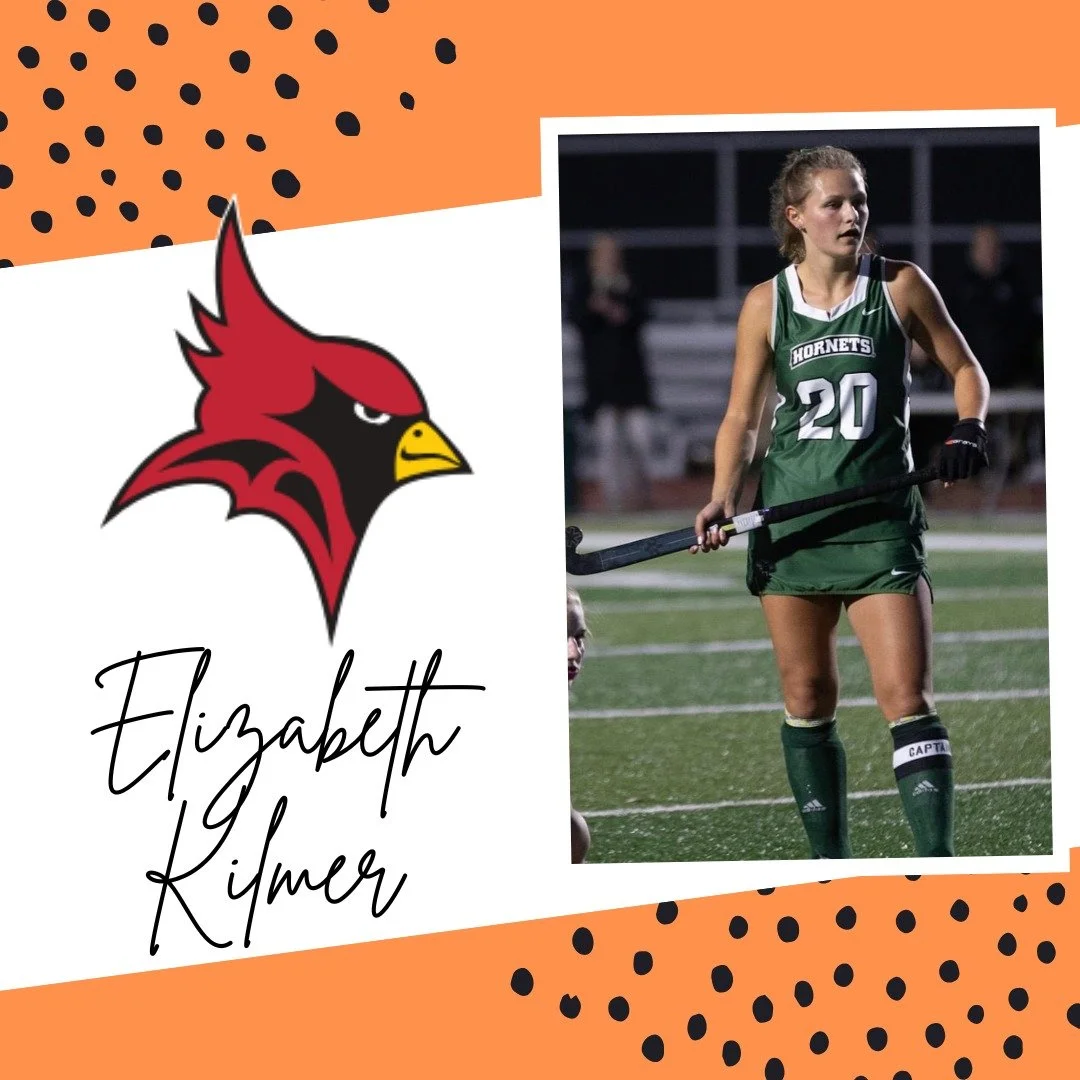 ⭐️ Senior Spotlight: Elizabeth Kilmer ⭐️

⭐️ How long have you been playing field hockey? (School and Club)
🏑6 years

⭐️ What are your plans for the coming fall?

🏑 I plan to attend St. John Fisher University to play field hockey and study nursing.
