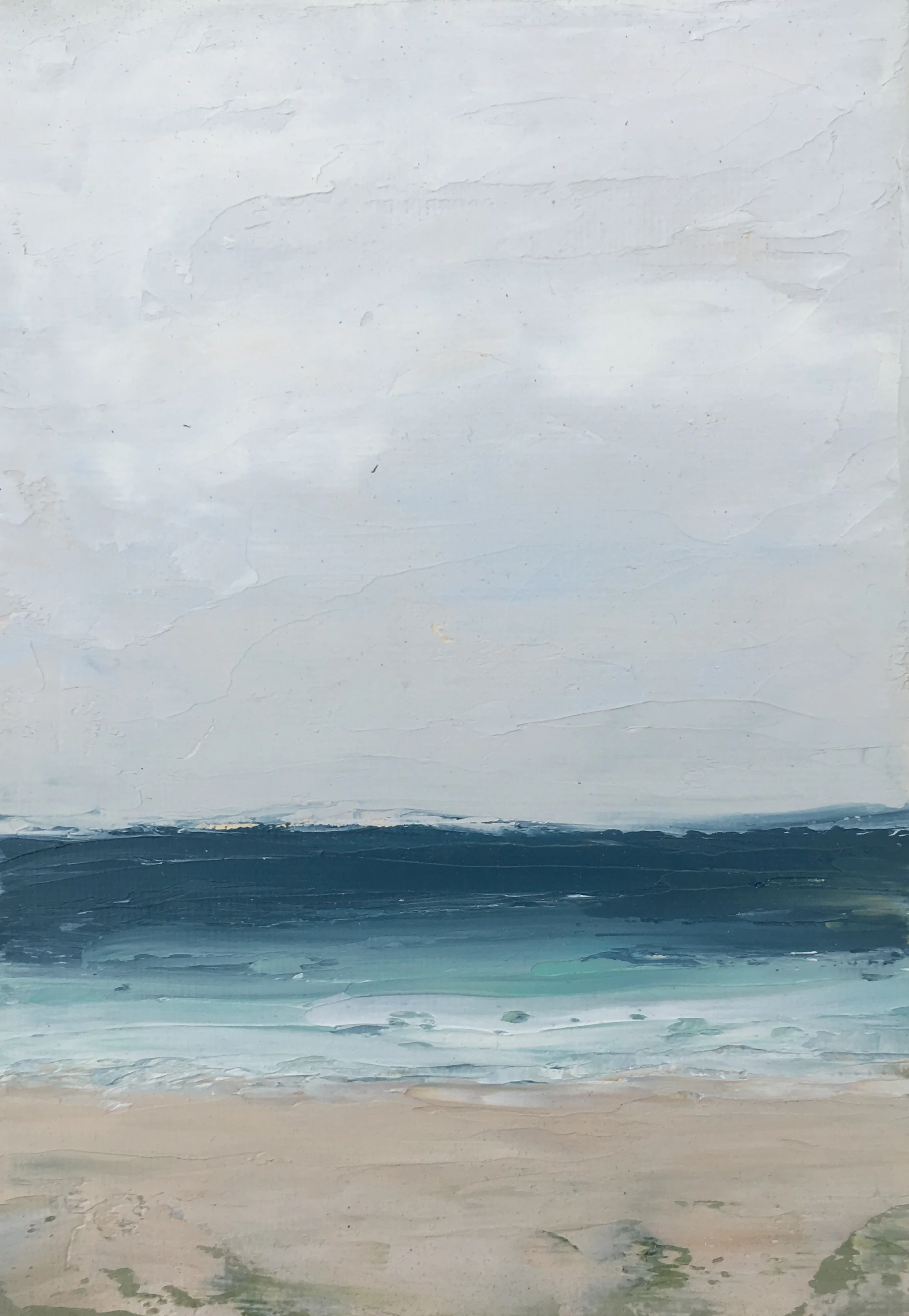 Seascape 9; oil on canvas; 5 x 7