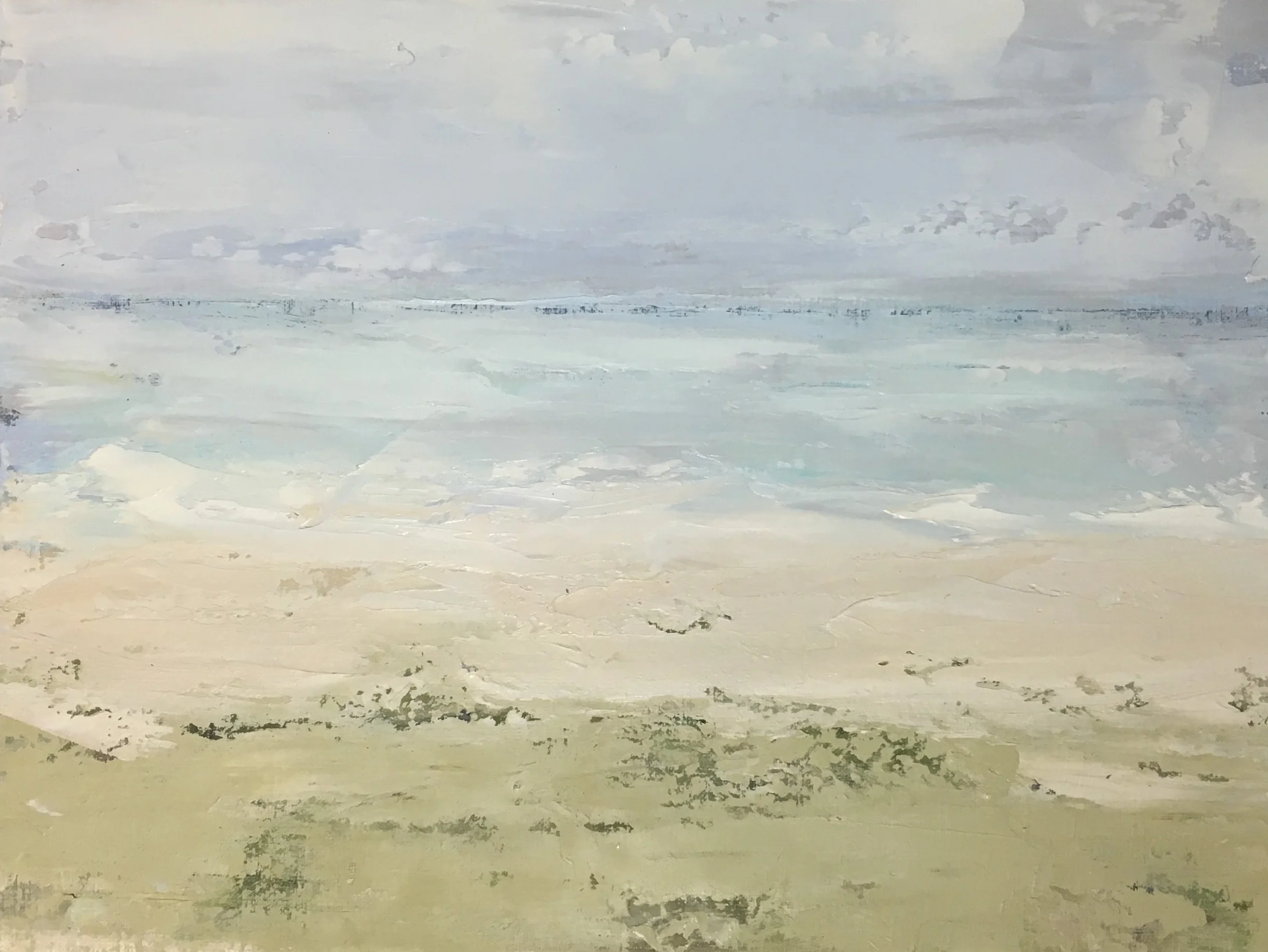 Seascape 1; oil on canvas; 9.5 x 12.5