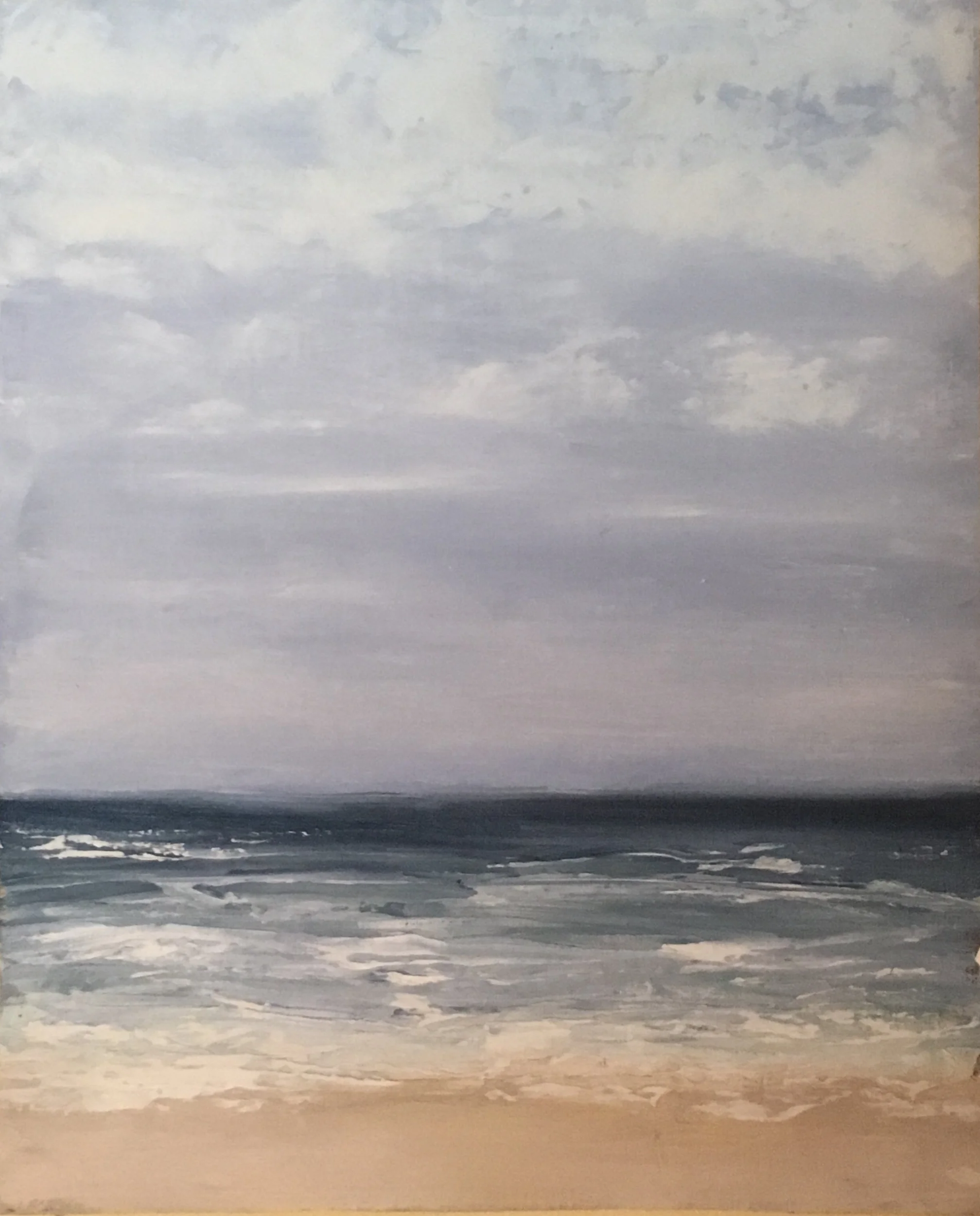 Seascape 3; oil on canvas; 10 x 8