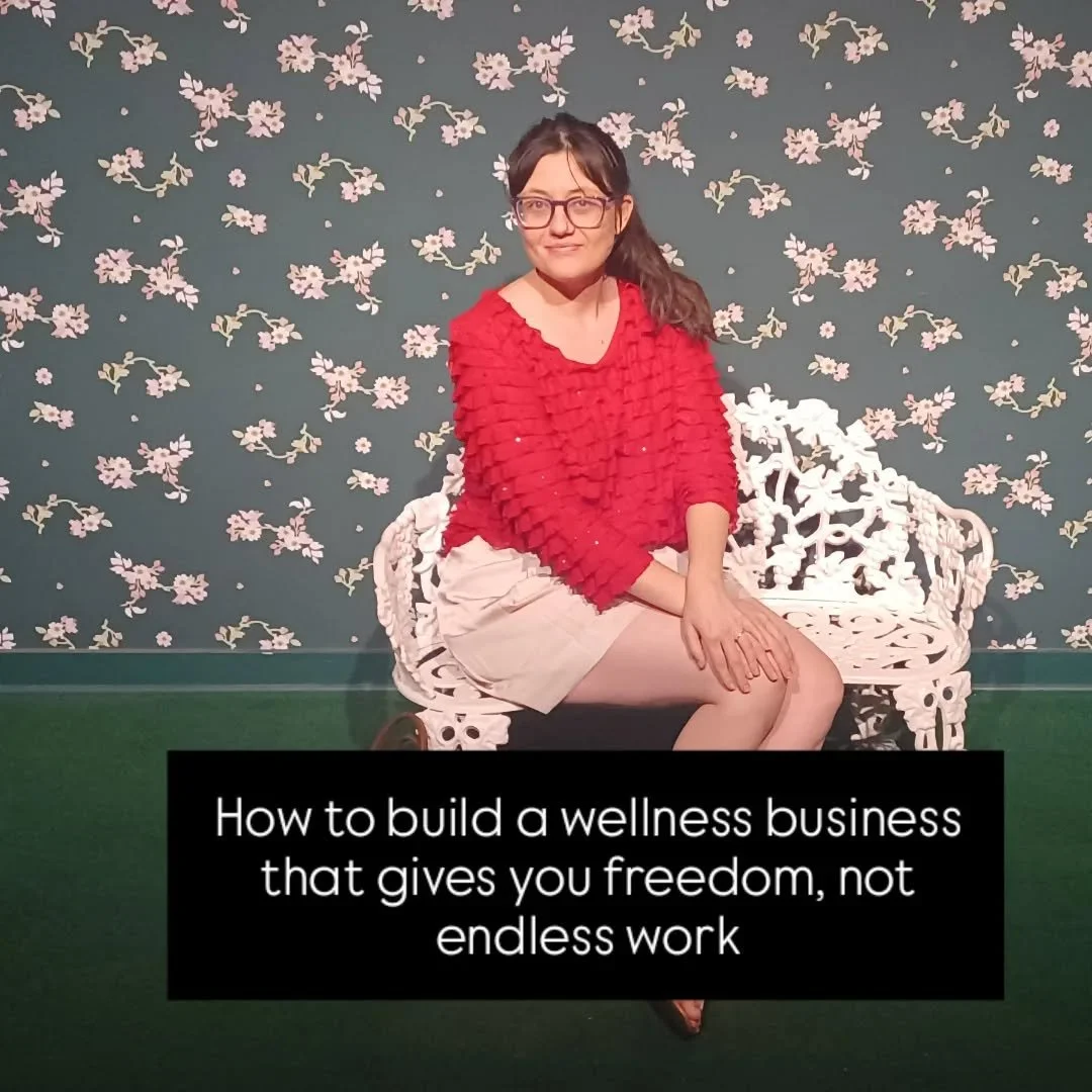 Here's what I wish I knew when I was building my first wellness business ( product based and service blend):