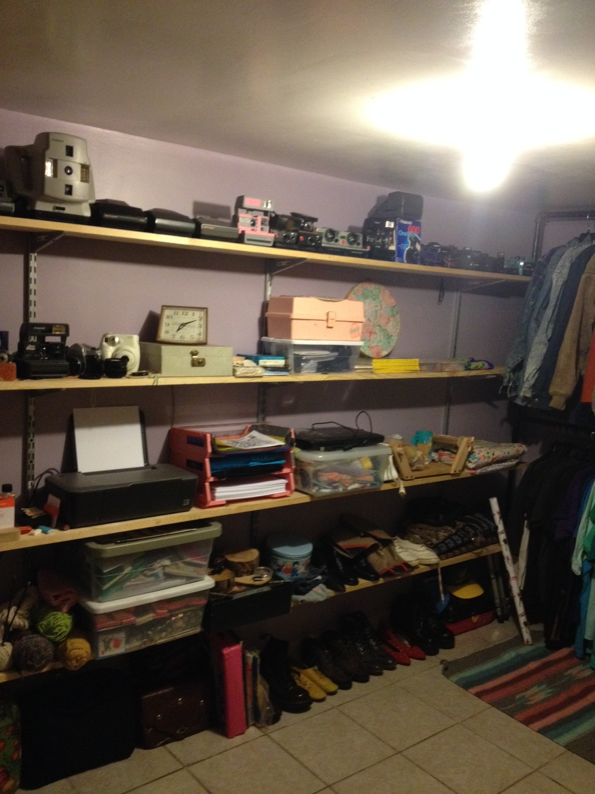  This is the small room of the basement apartment the shop was ran from in Humboldt Park, Chicago.&nbsp; 