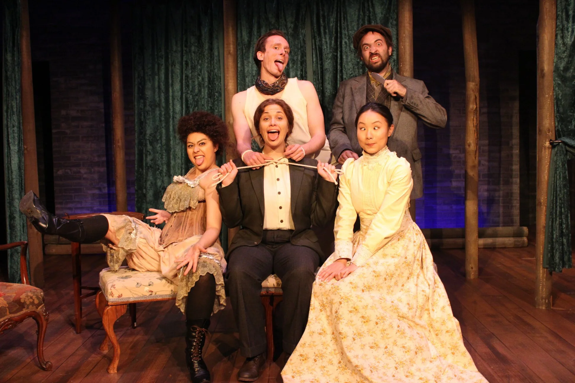 Wicked Creatures cast, 2019: Josh Gleeson, Jami Lin, Casey Jane, Weiyi Zhang, Connor Eastman.