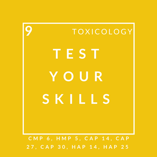 Toxicology Quiz 9
