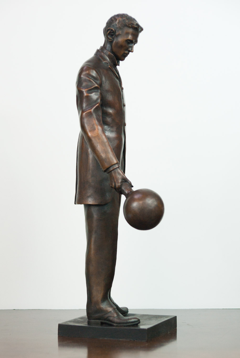 18" Bronze Replica of "A Statue of Nikola Tesla in the Silicon Valley"
