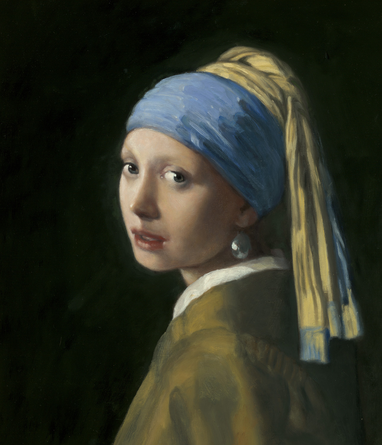 Master Copy of Johannes Vermeer's "Girl with a Pearl Earring"