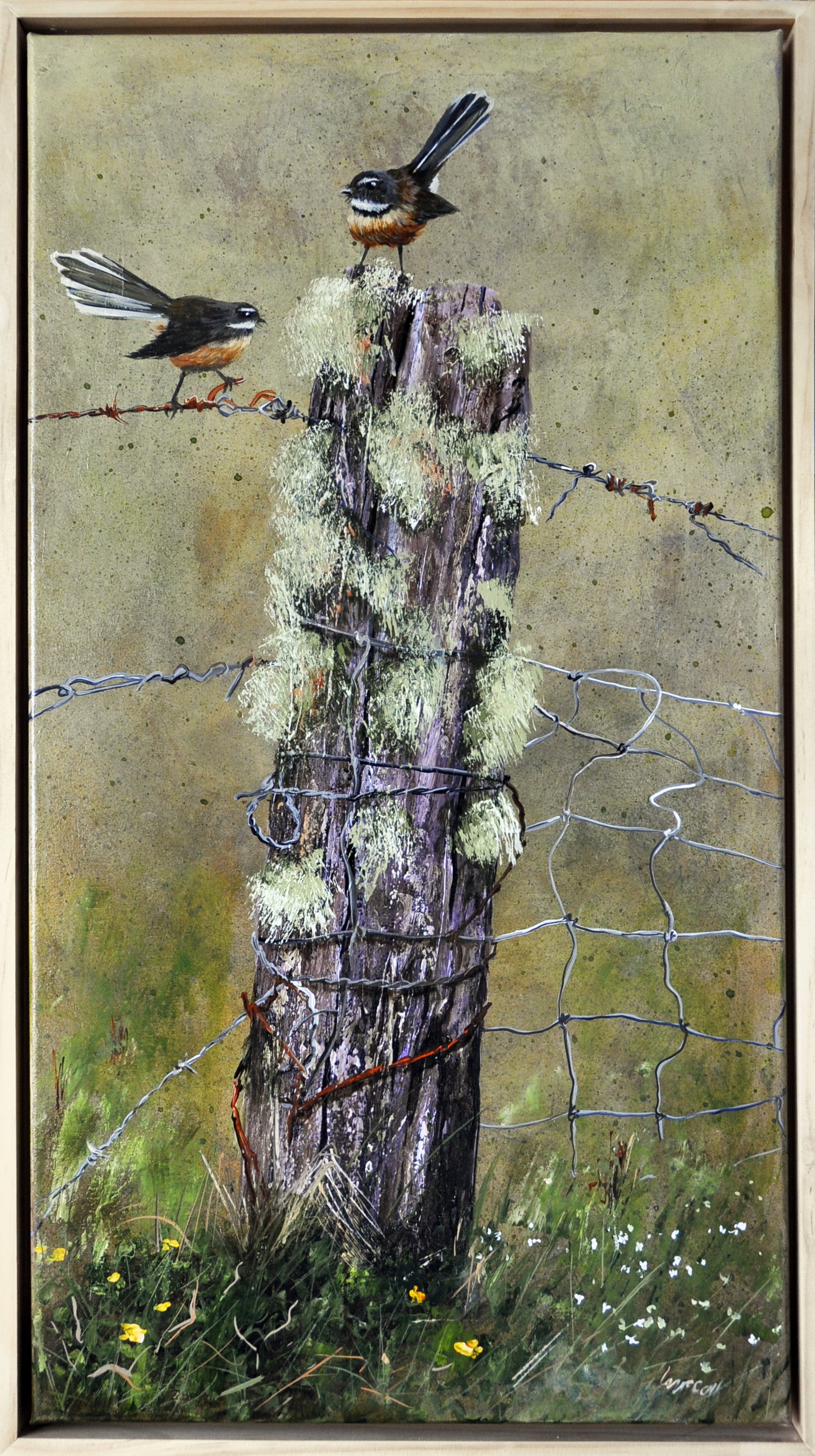 Fuzzy 750mm x 400mm Framed