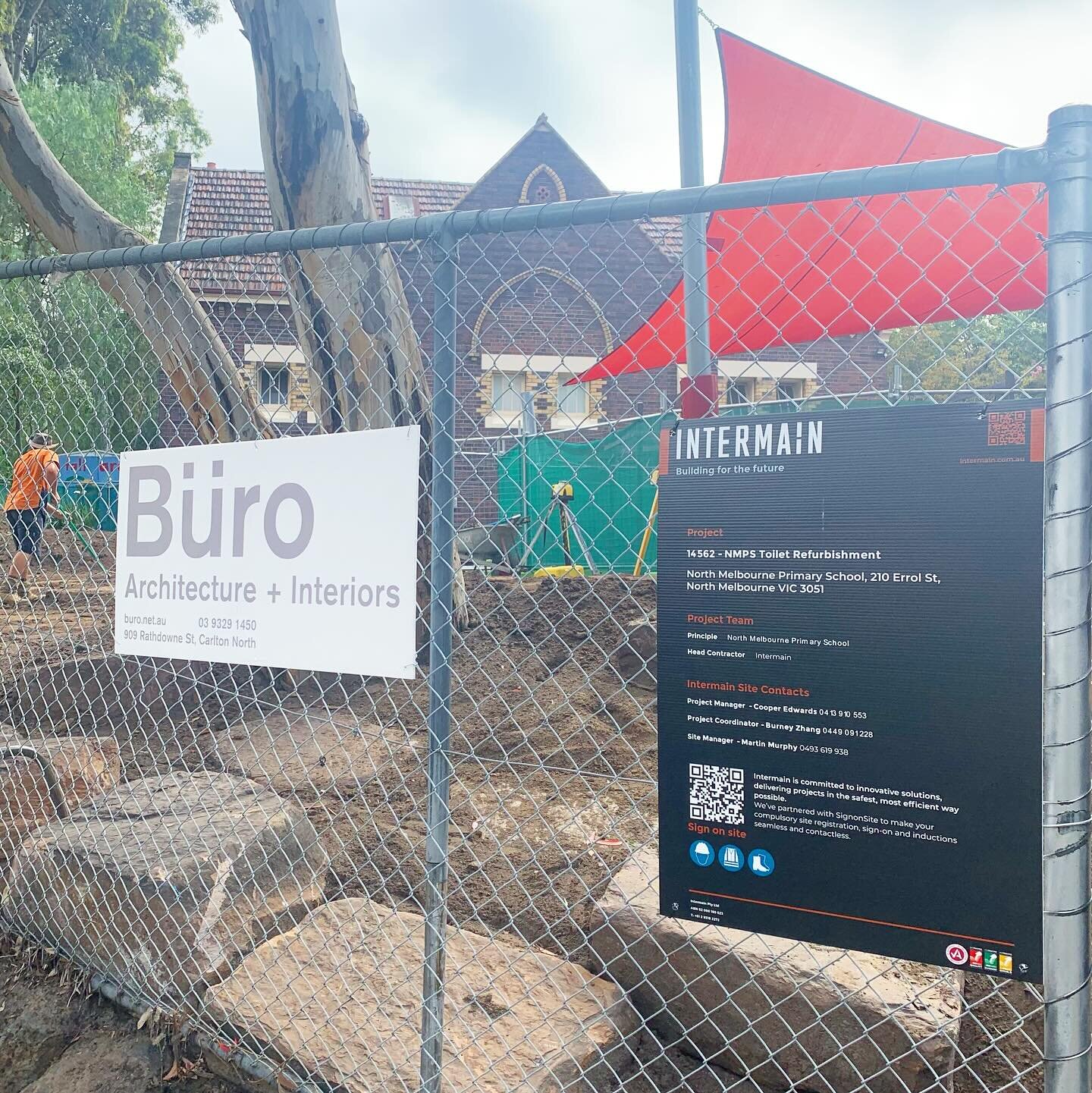 Happy New Year. We might shut for the break but work goes on. Thanks @intermain for working through on our North Melbourne Primary School project #buro #architecture #northmelbourne