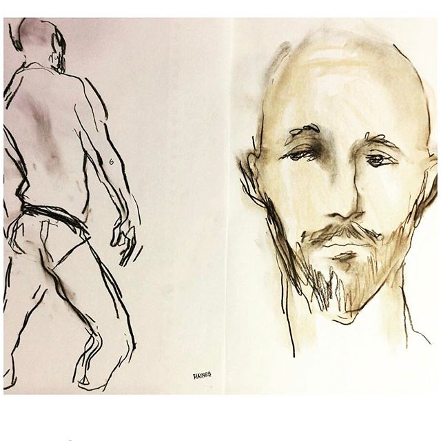Back, butt, and bald ✏️ @richard_haines