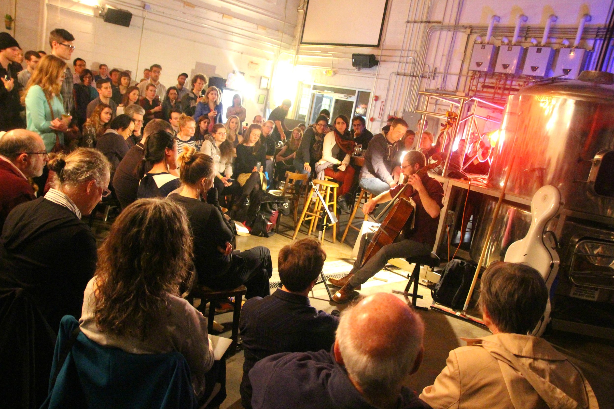  Bach &amp; Beer at Aeronaut Brewing (Somerville, MA). photo: Ben Holmes 