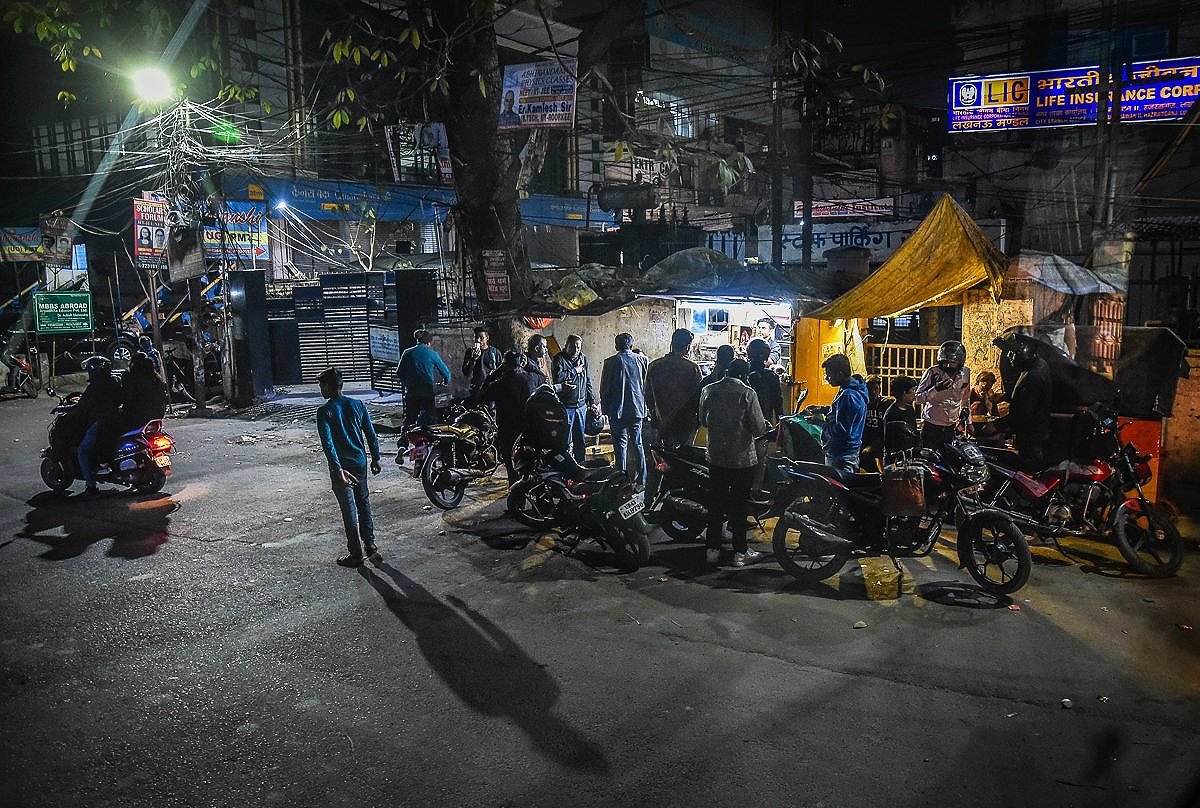   Street Vendor at Night - Lucknow,   ©️ 2023 