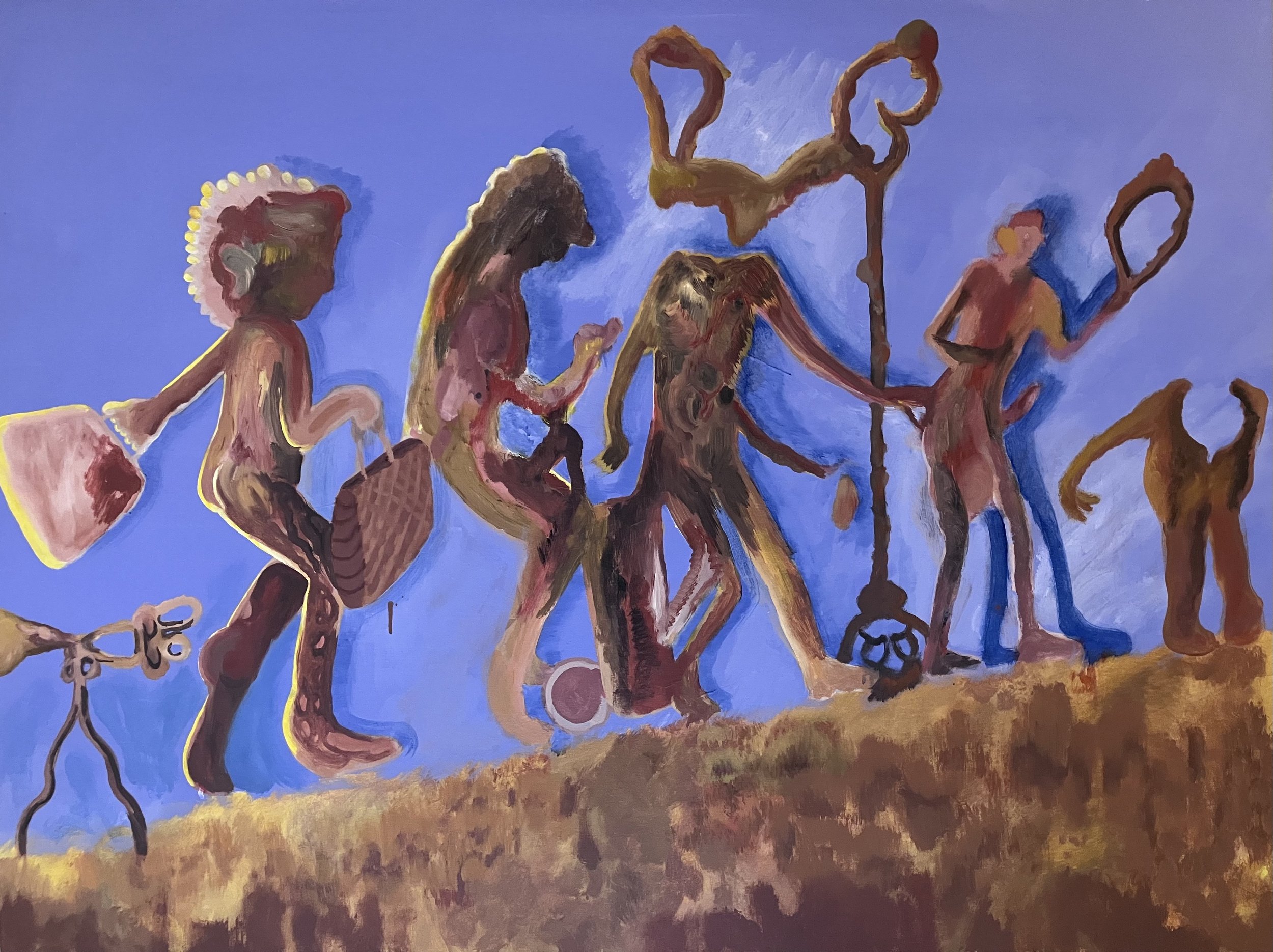 The Magi on their way on the Zagros Mountains, Stanislaus Medan, 2026.jpg