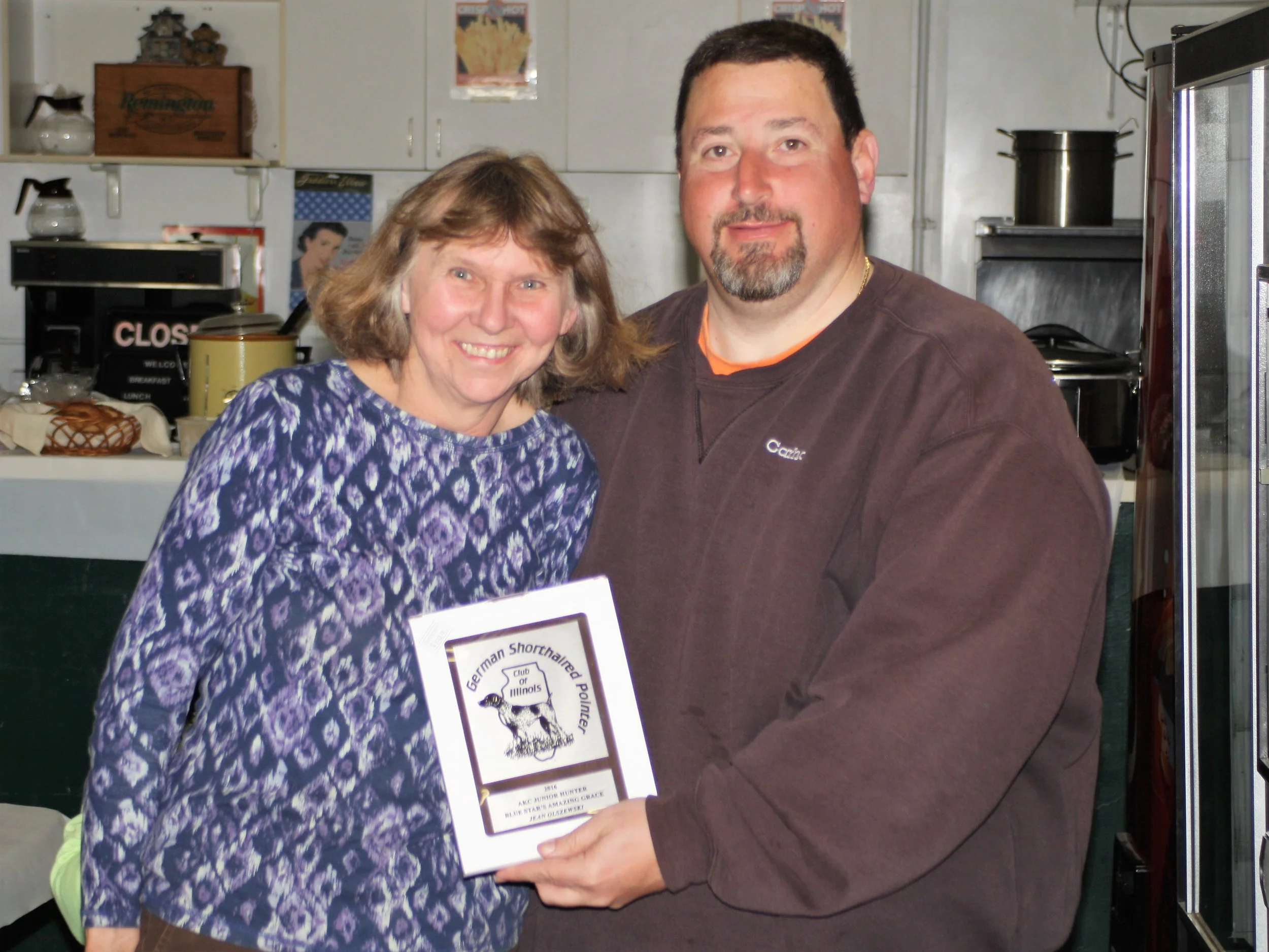   BLUE STAR’S AMAZING GRACE   (Owner: JEAN OLSZEWSKI)  &nbsp;AKC JUNIOR HUNTER 