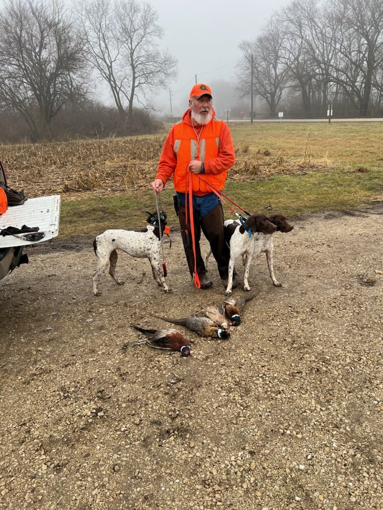 Al after successful hunt at Des Plaines