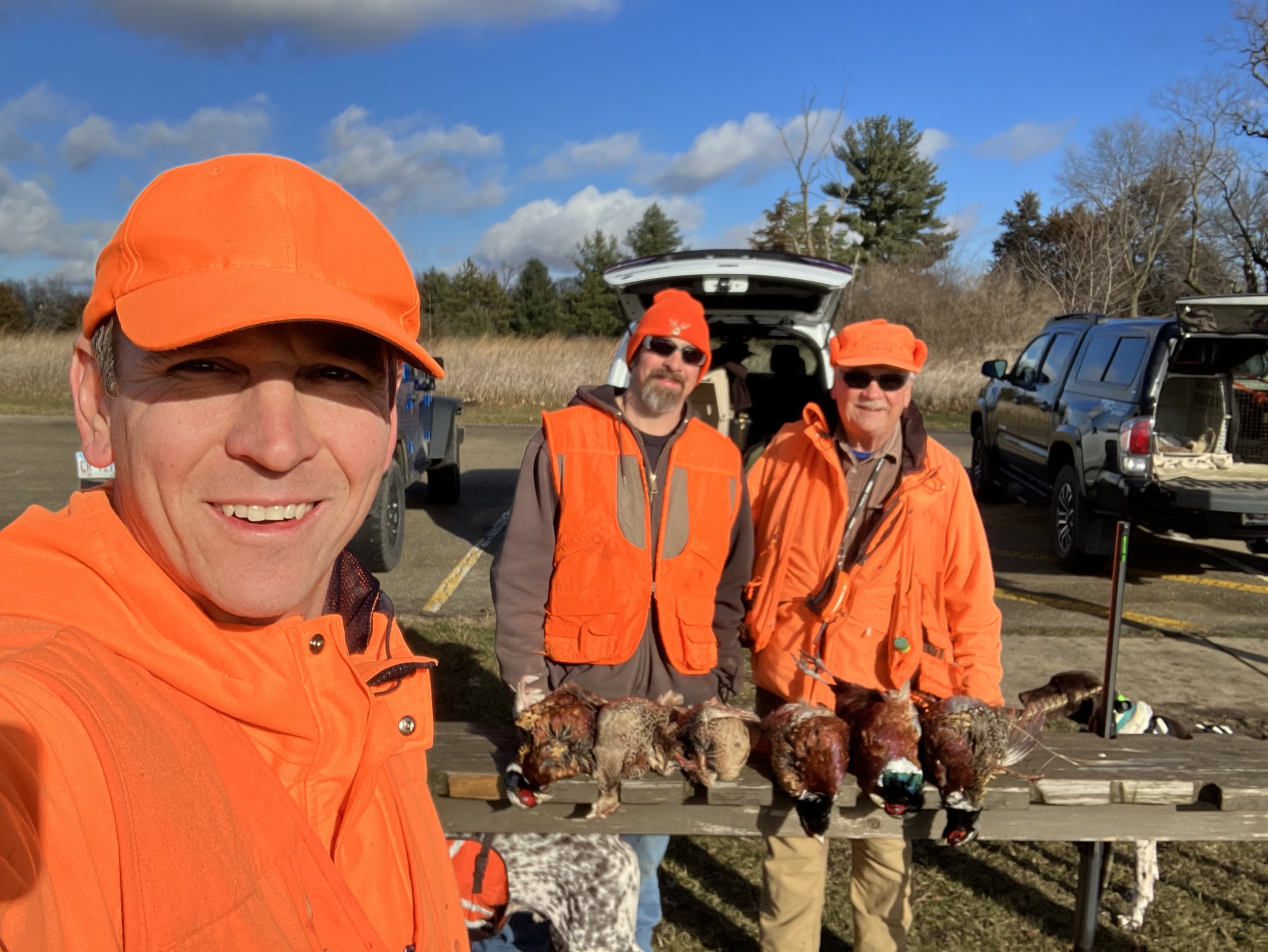 Hunt at Silver Springs State Park Douglas Chris and Dan Olszewski 12/09/23 dogs Max and Penny and Camey one hour hunt