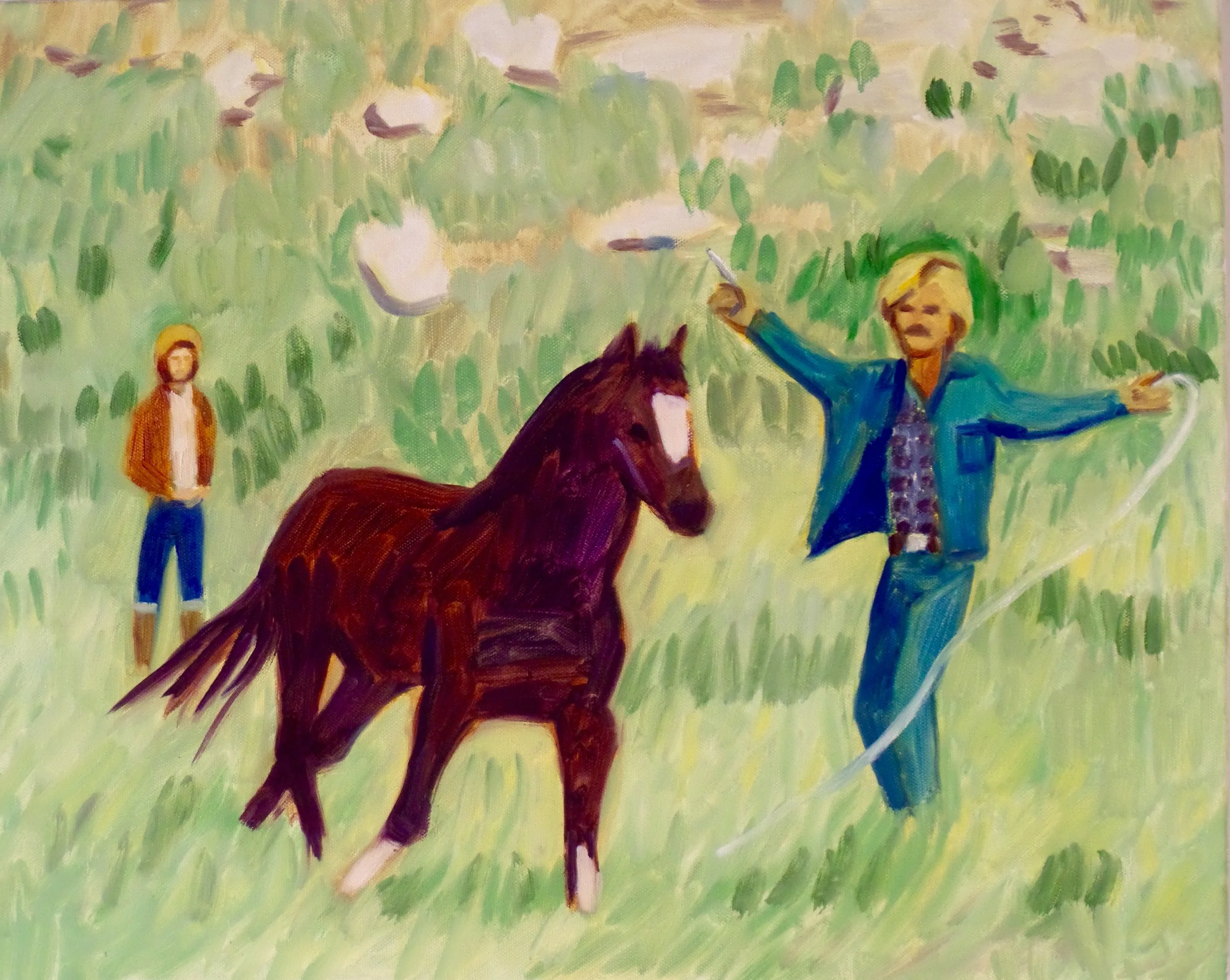 Western Wear oil on canvas 16 x 20" 2016