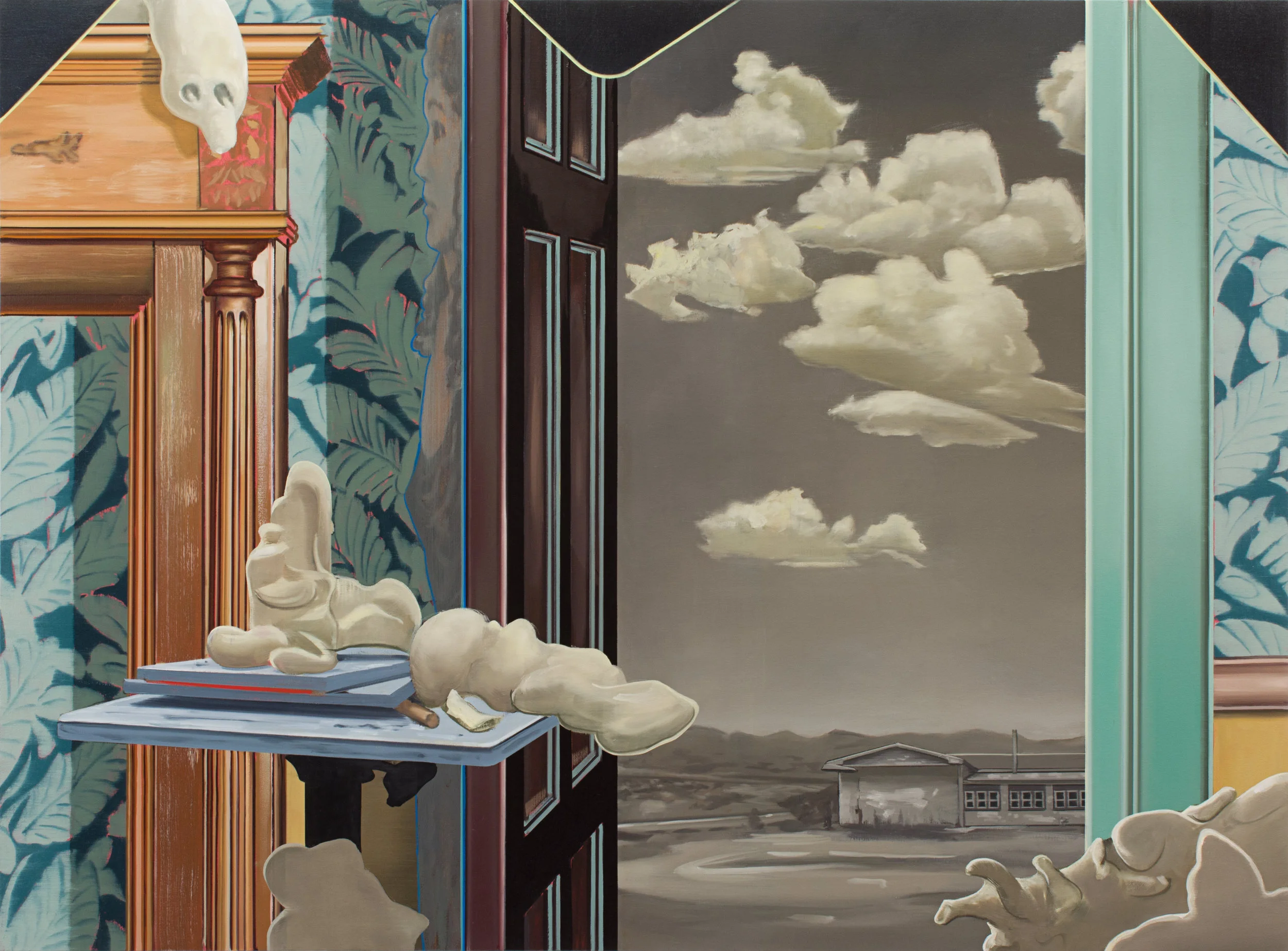 Minor Apocrypha oil on canvas 48 x 65" 2016