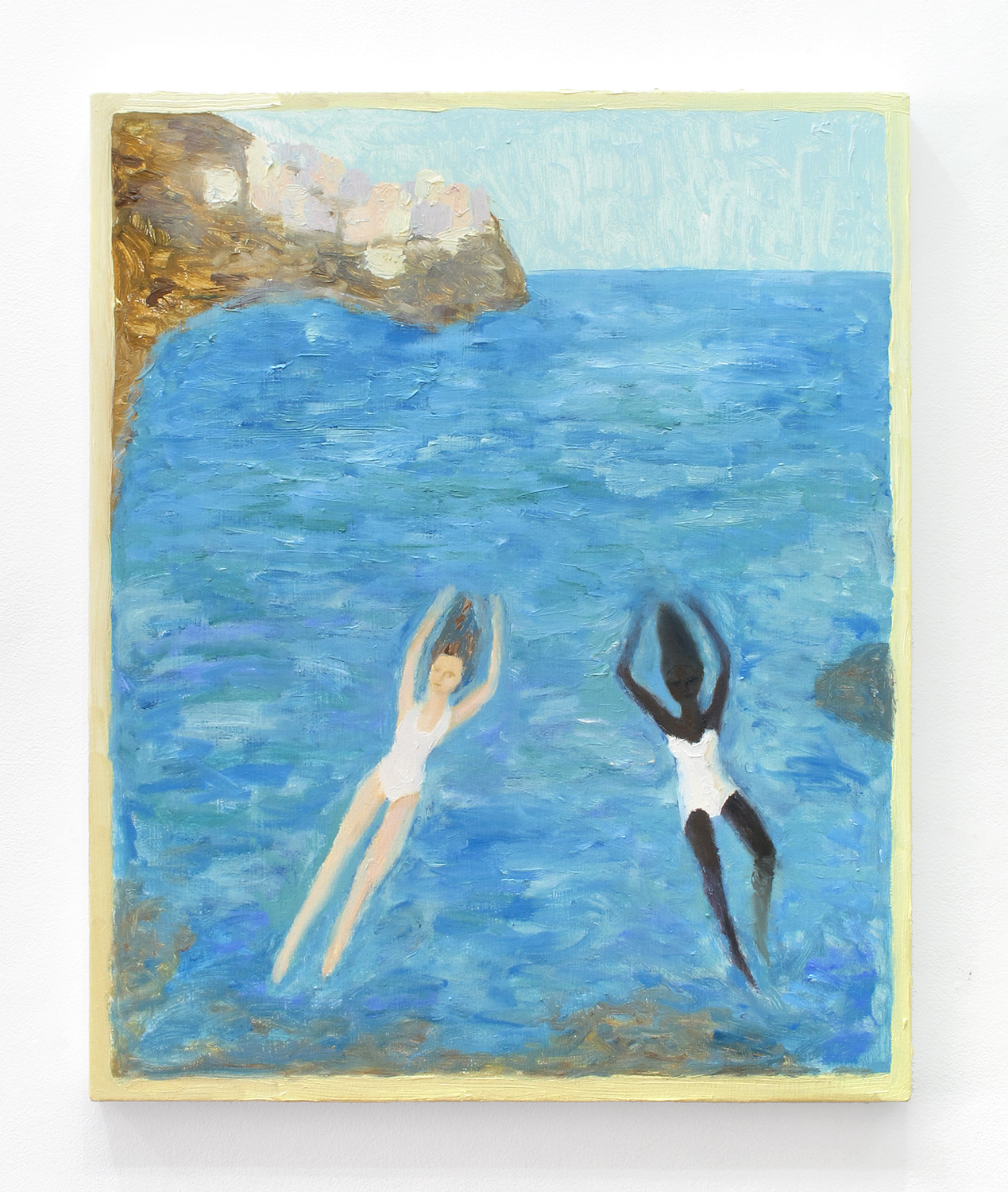 Morning Swimmers oil on canvas 27 X 22" 2016
