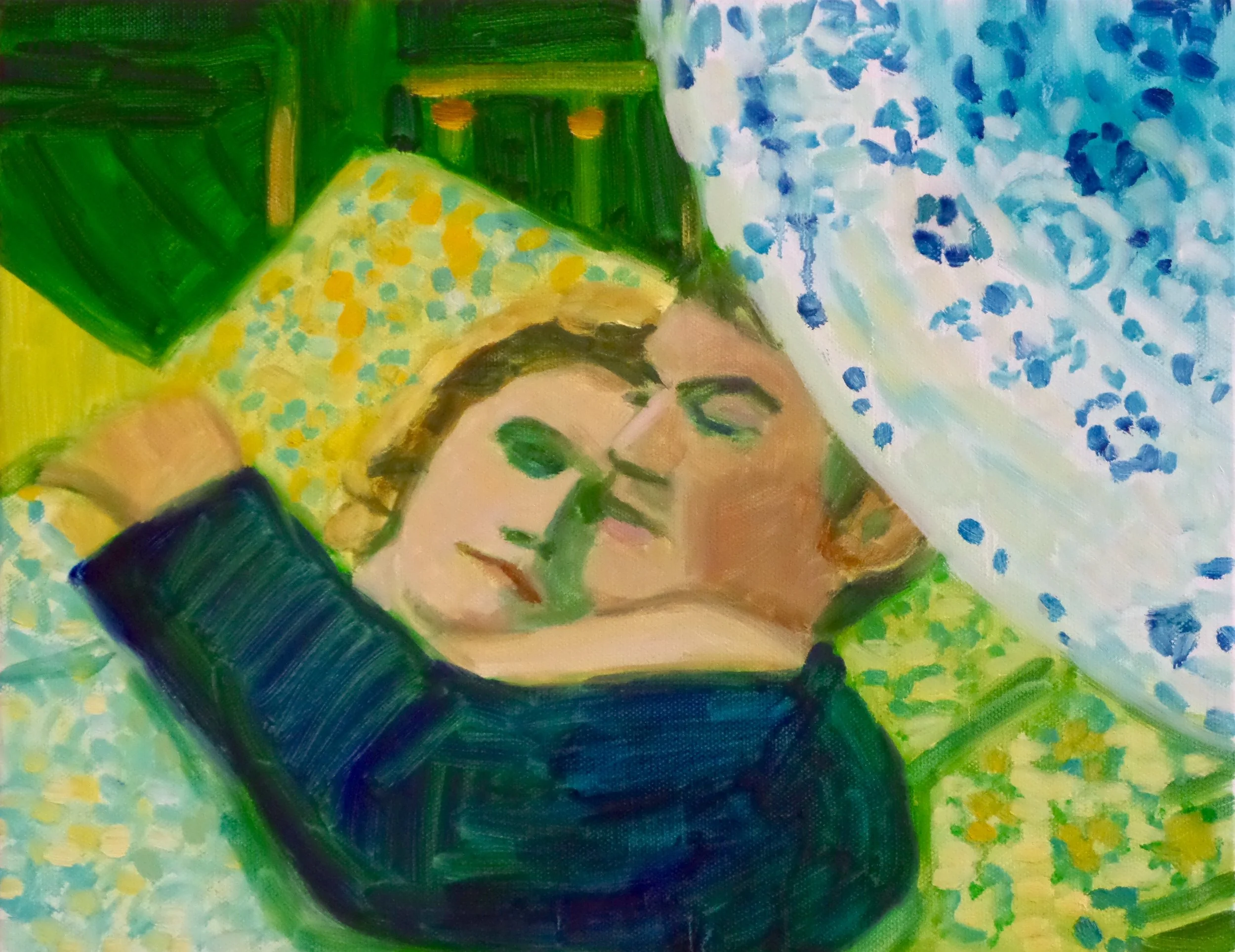 I Cry All the Time oil on canvas 11 x 14" 2016