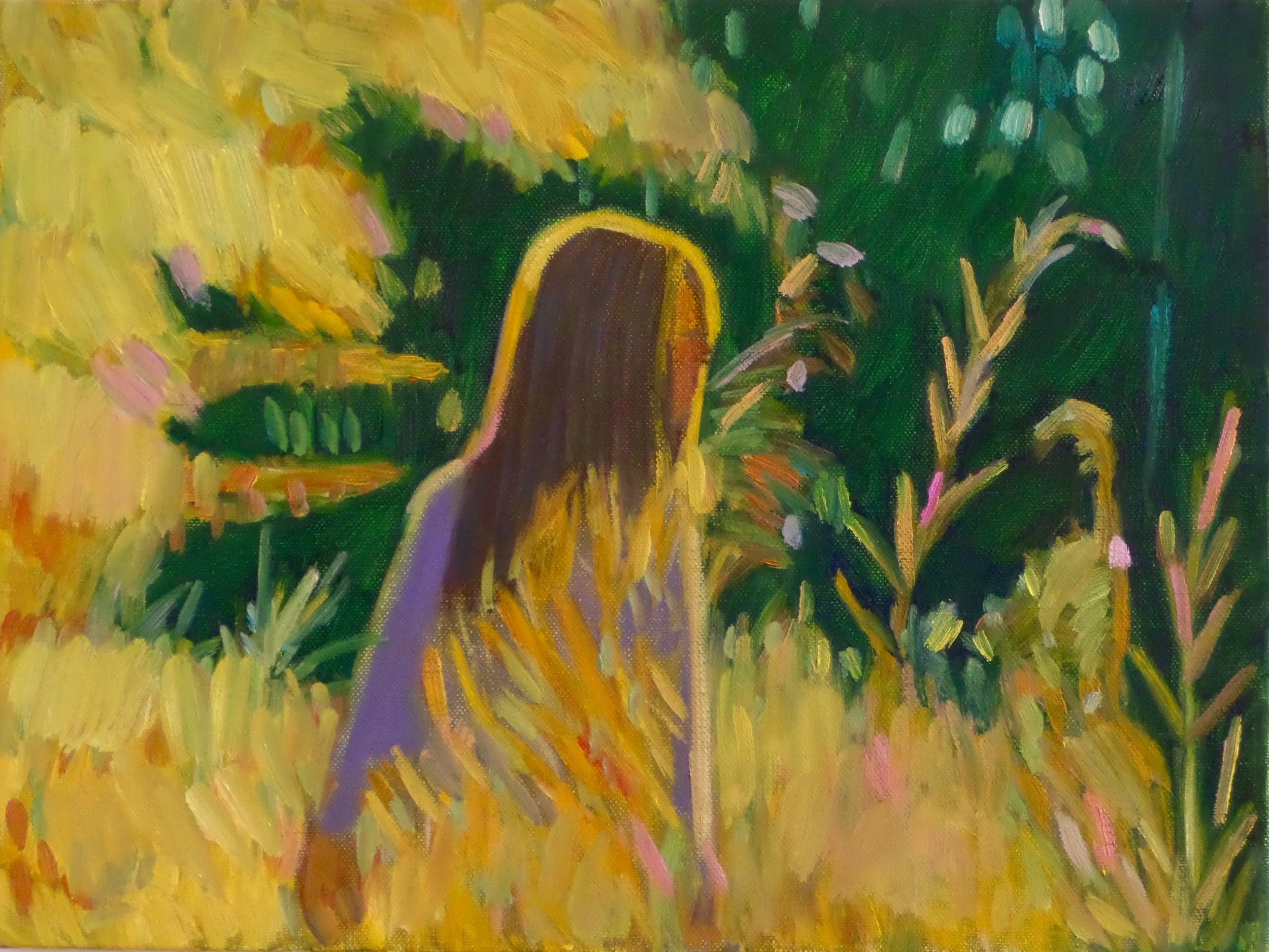 My Heart Was Restless oil on canvas 12 x 16" 2016