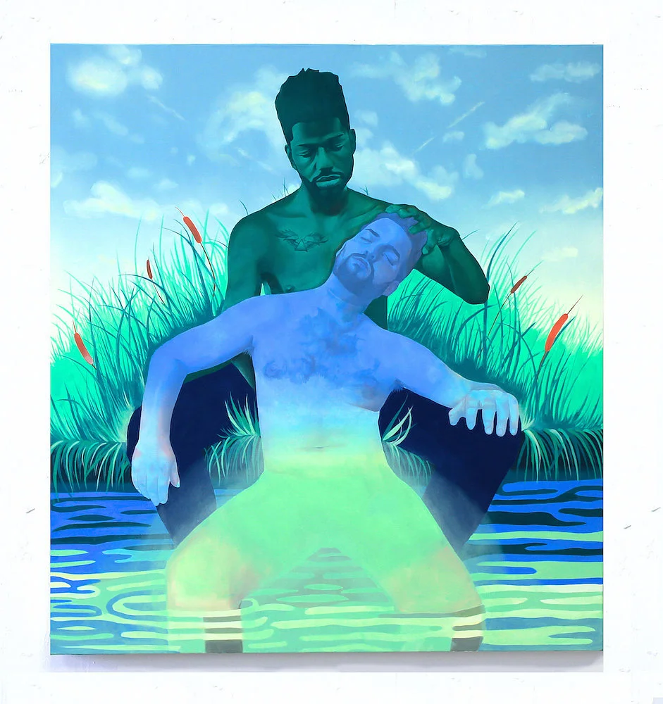 Canoe Creek oil on canvas 44 x 40 inches 2015