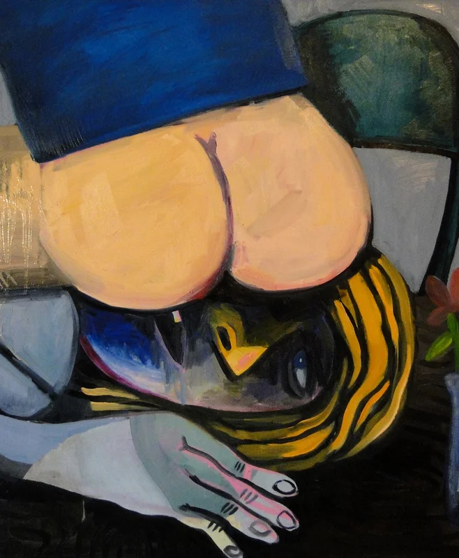 Ass on Face oil on canvas 42 x 50 inches 2016