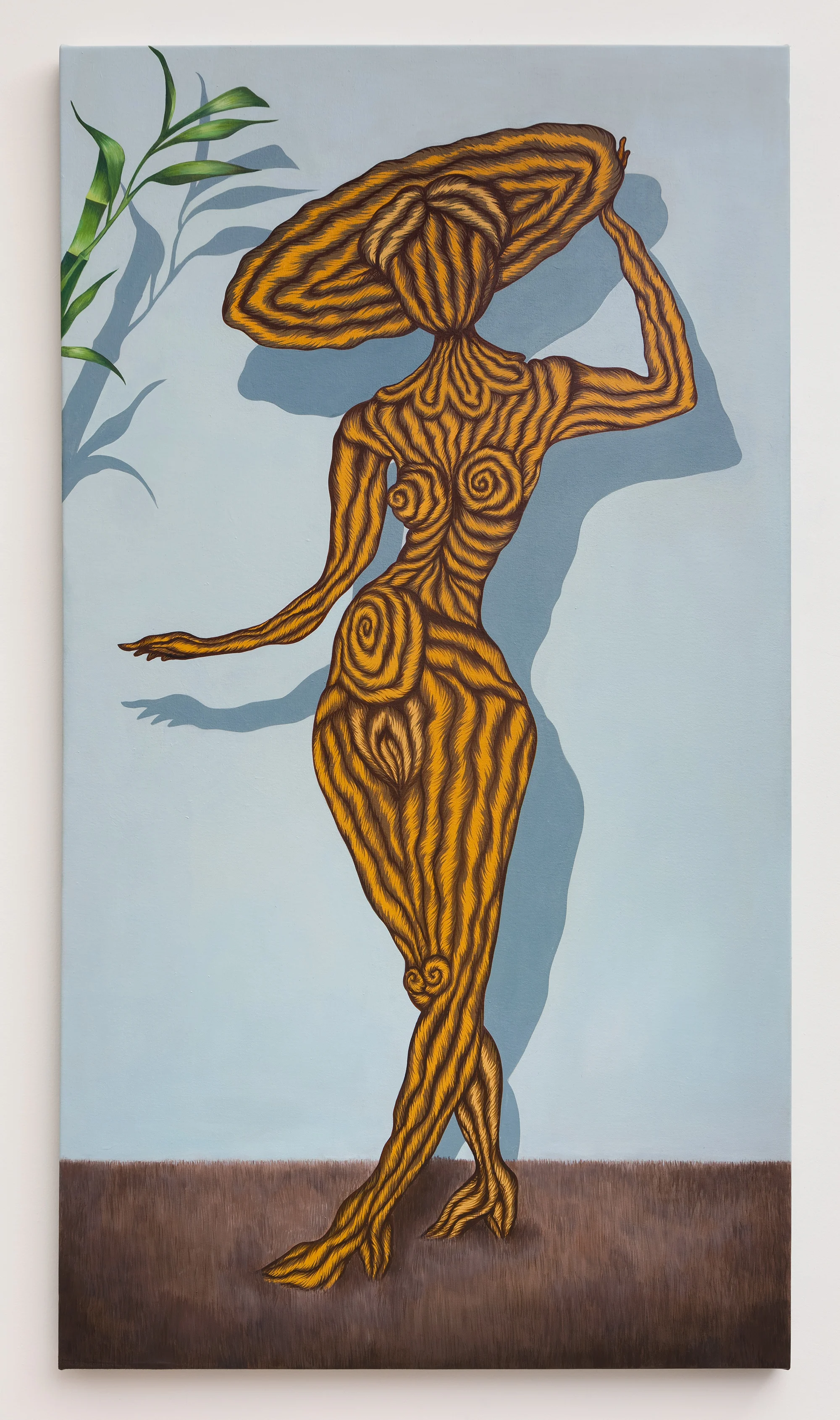 Venus acrylic and oil on canvas 58 x 32 inches 2016