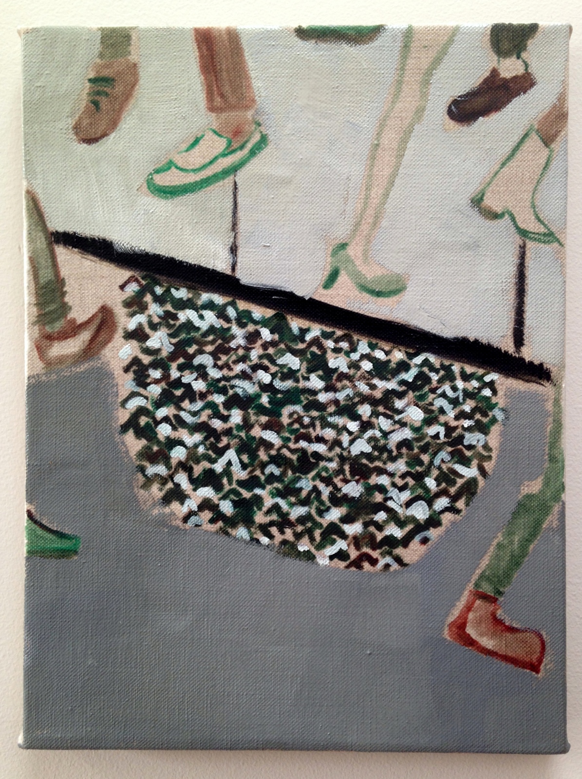 The black water in chinatown oil on linen 2016