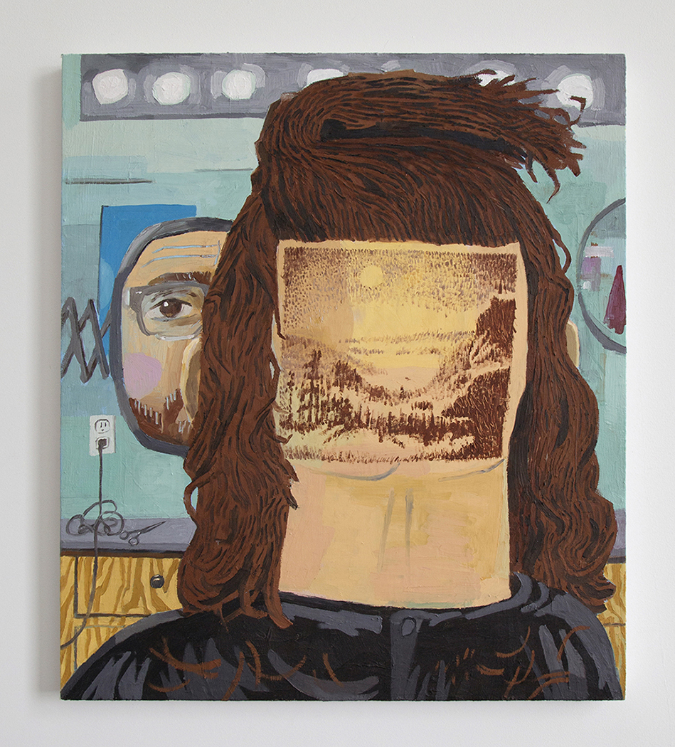 Hairscaping oil on canvas, 26 x 30 inches 2015