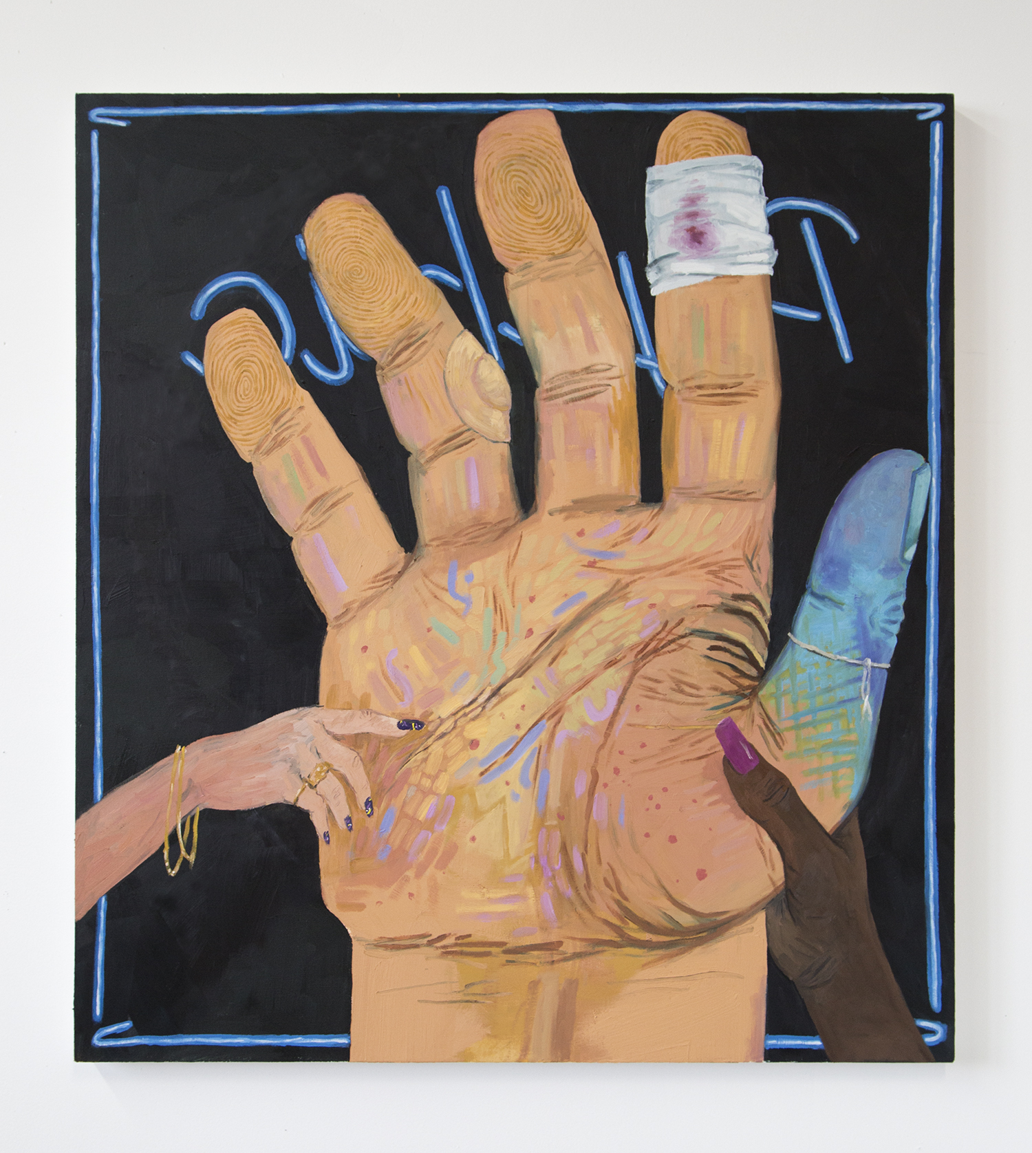 Palm Reader oil on canvas, 44 x 48 inches 2015