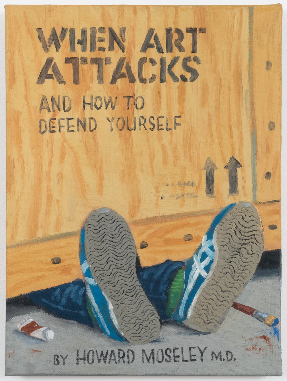 When Art Attacks oil on canvas, 9 x 12 inches 2015
