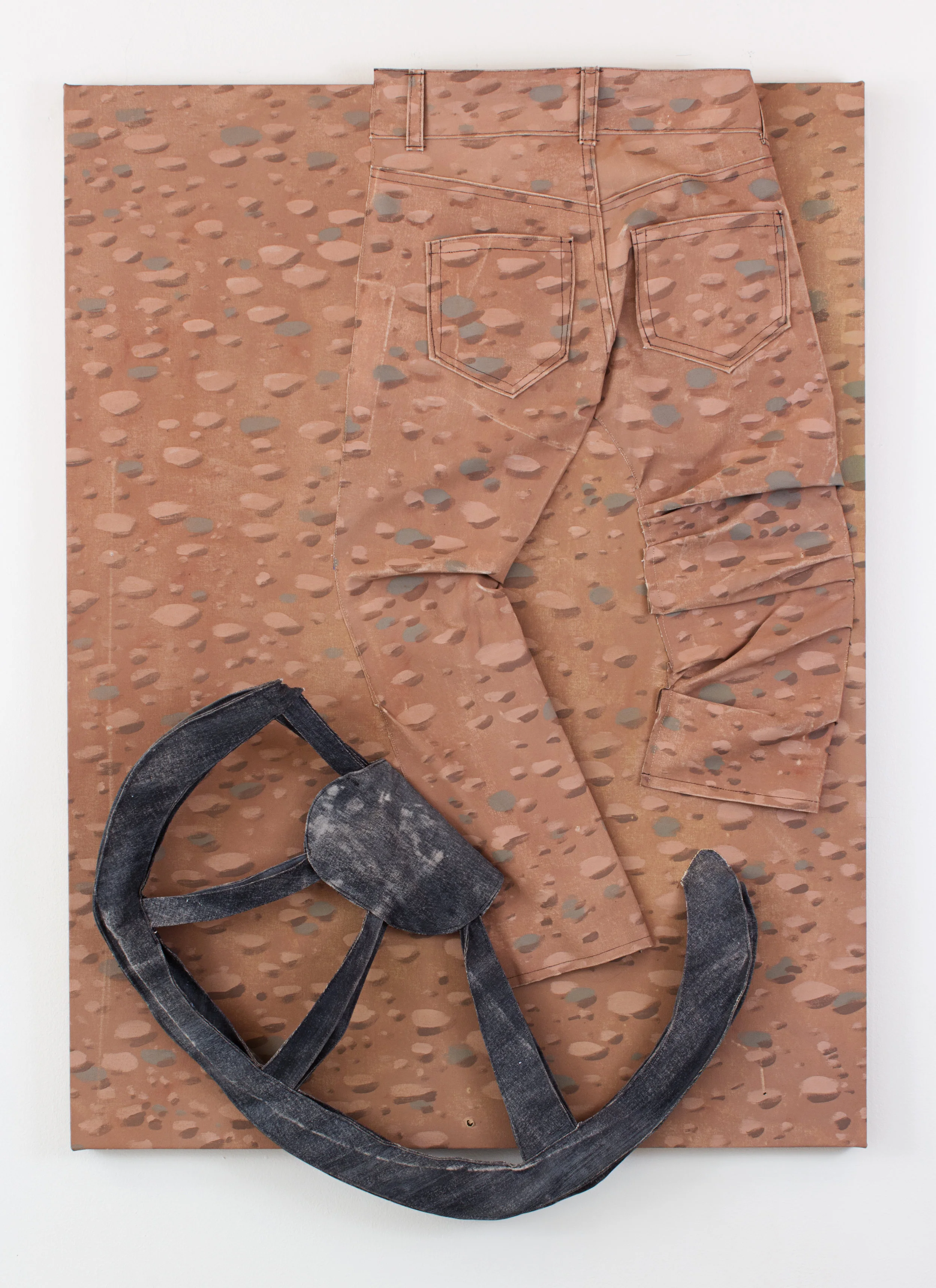 Lang Wandered this Way acrylic on canvas 52 x 36 inches 2016