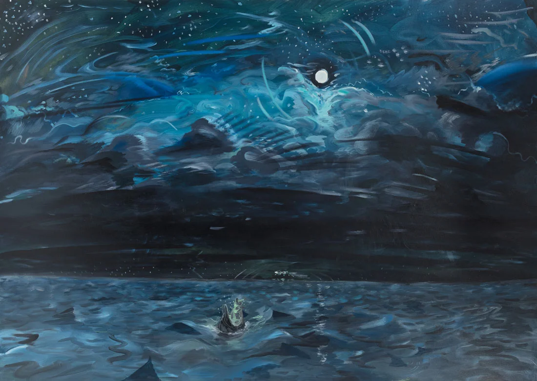 Mistwraith oil on canvas 84 x 60 inches 2016