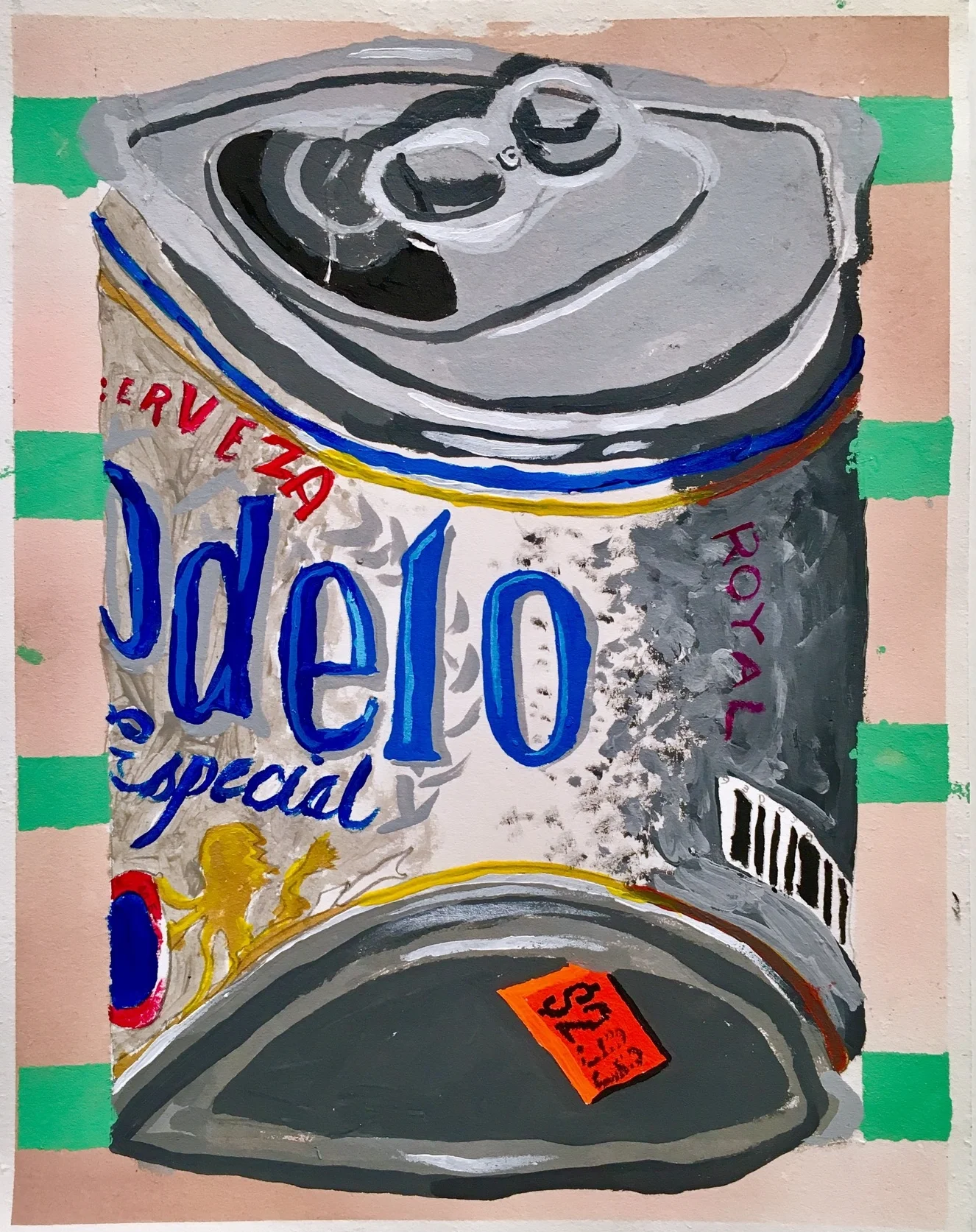 Delo acrylic on paper 11 x 8.5 inches 2017