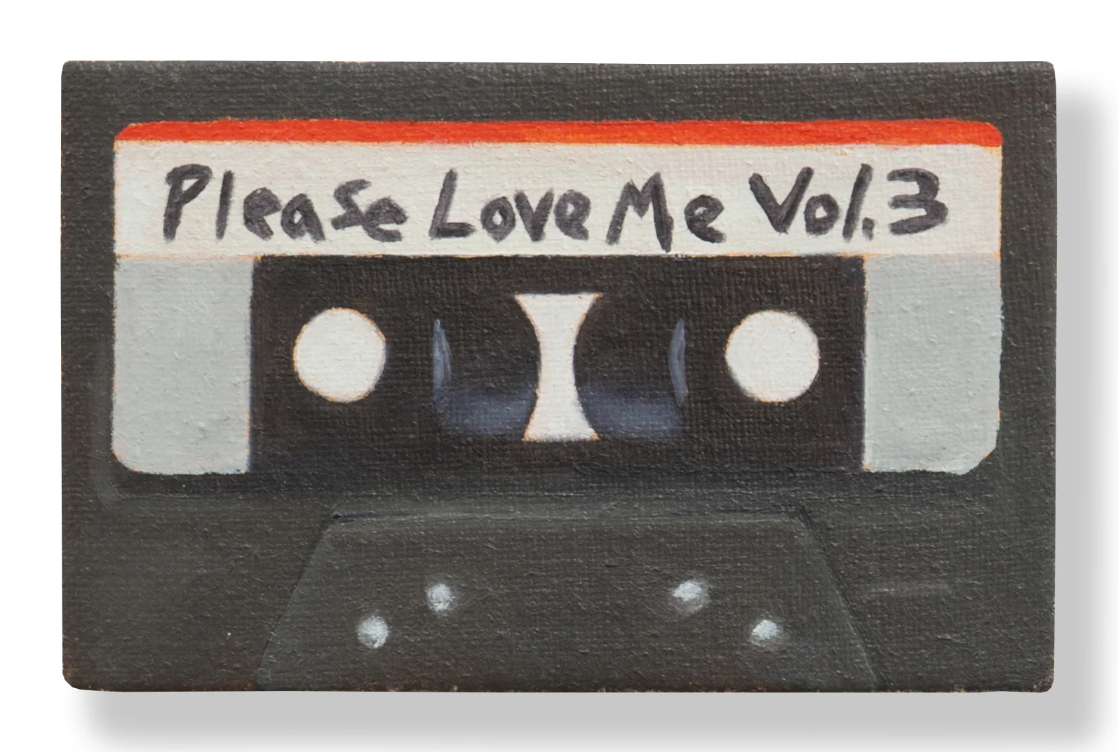 Mixtape Oil on linen 4.25 x 3 inches 2017