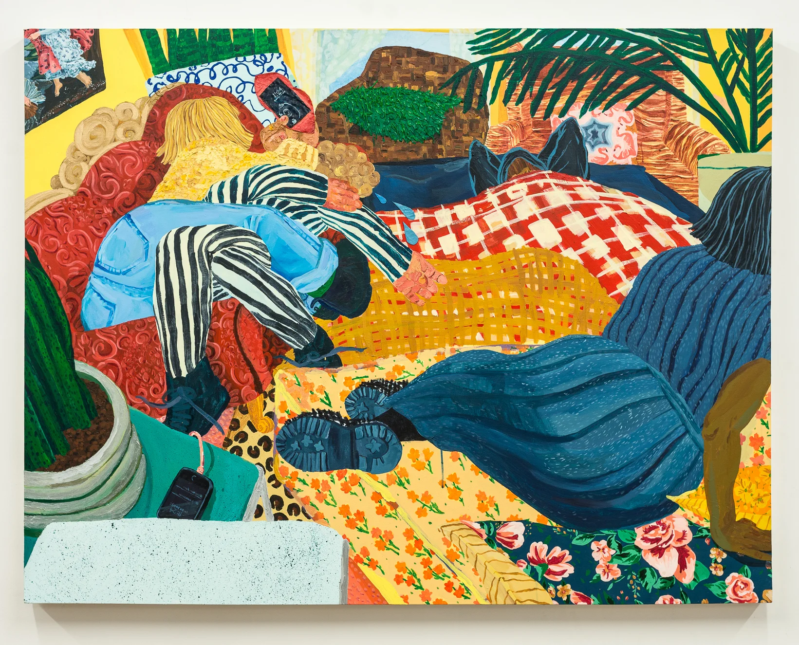 Studio HH Acrylic on canvas 48 x 62 inches 2017