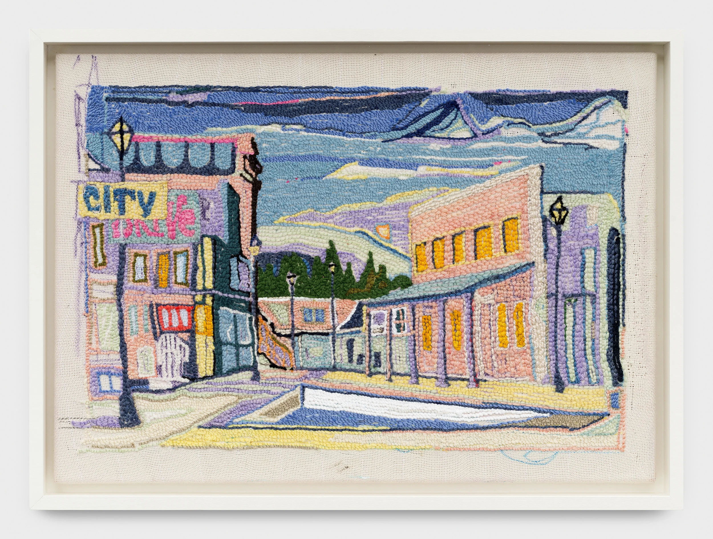 City Drive gobelin, 50.5 x 70.5 cm 2017