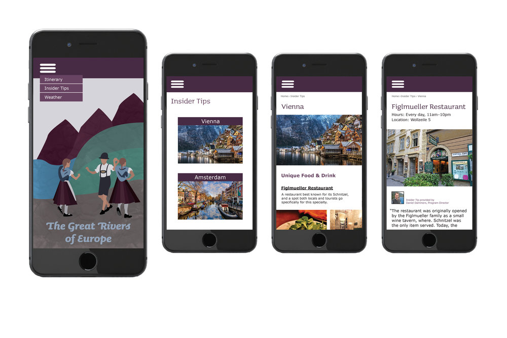 Mobile Application Screens